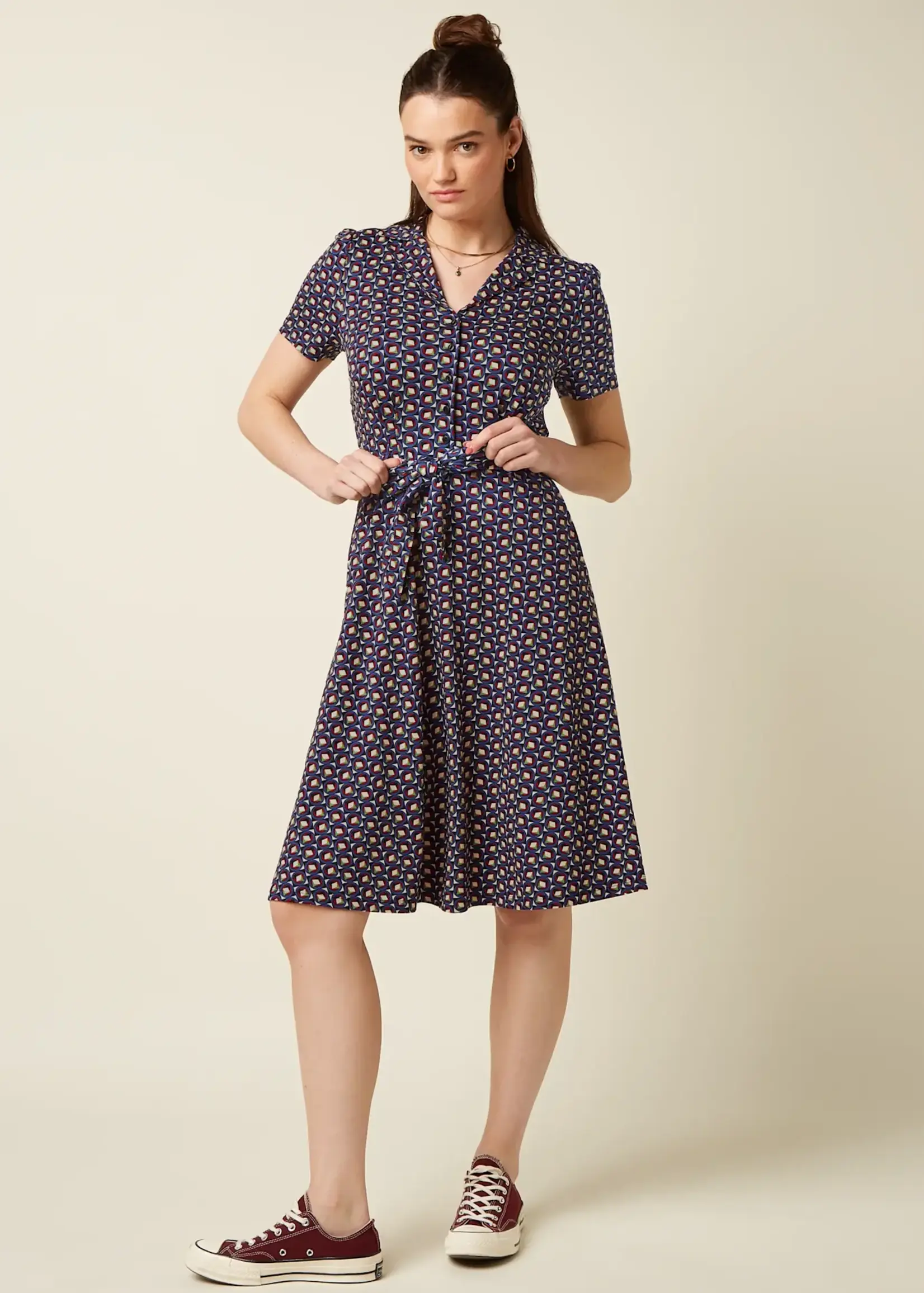 KING LOUIE KING LOUIE SHEEVA DRESS FIFI MAZARINE