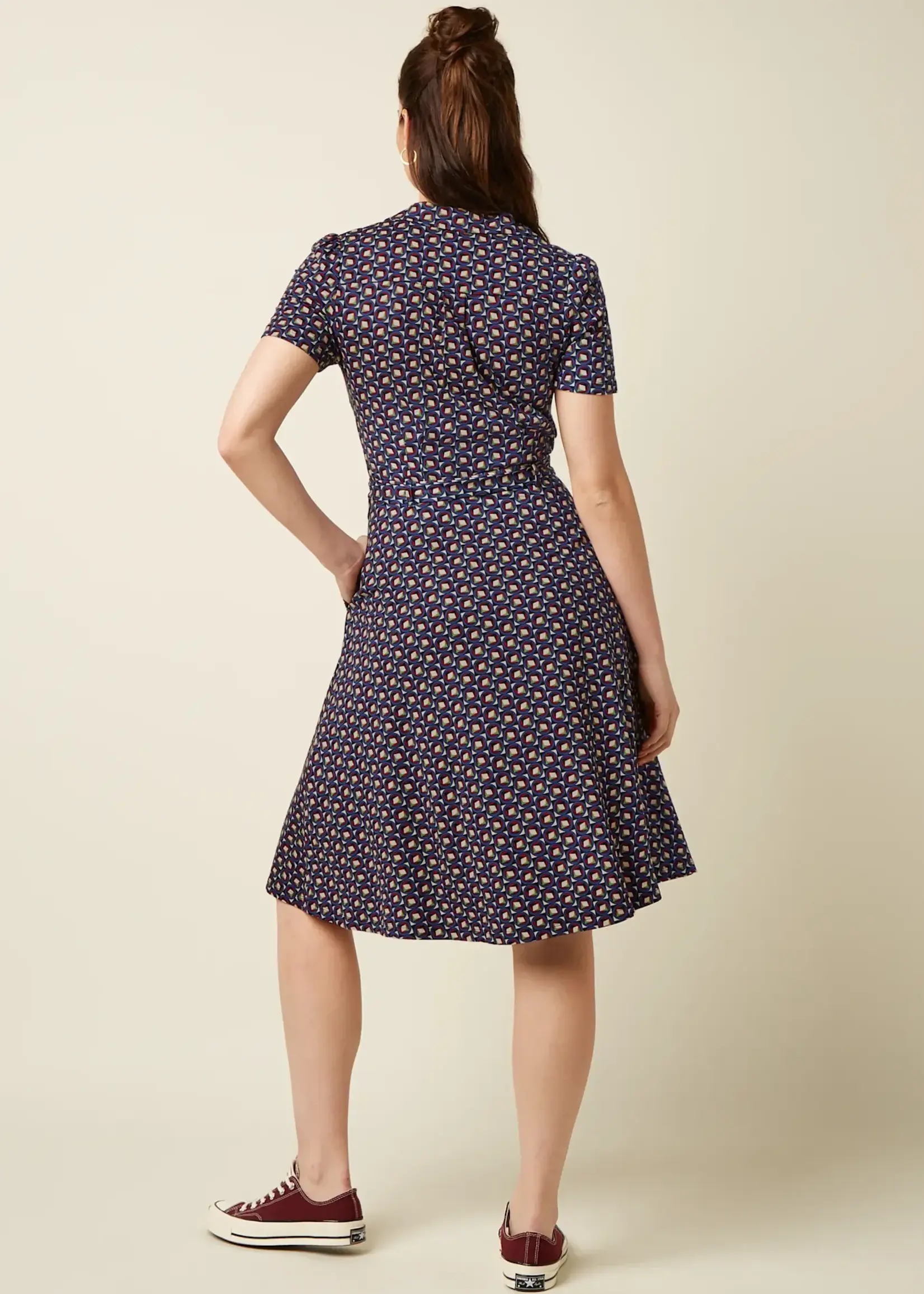 KING LOUIE KING LOUIE SHEEVA DRESS FIFI MAZARINE