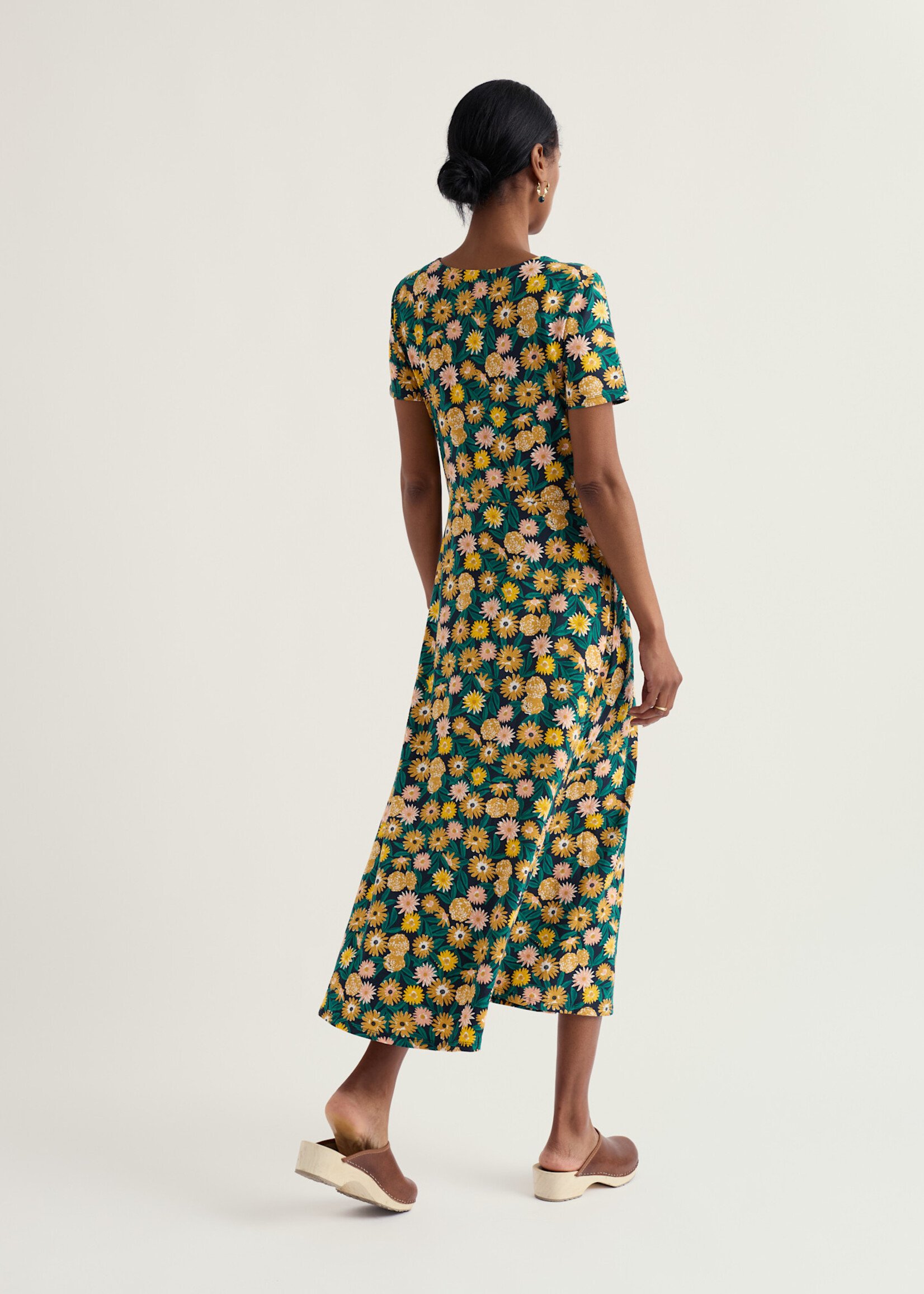 SEASALT CORNWALL SEASALT SS VERONICA DRESS MARIGOLD MEADOW INKWELL