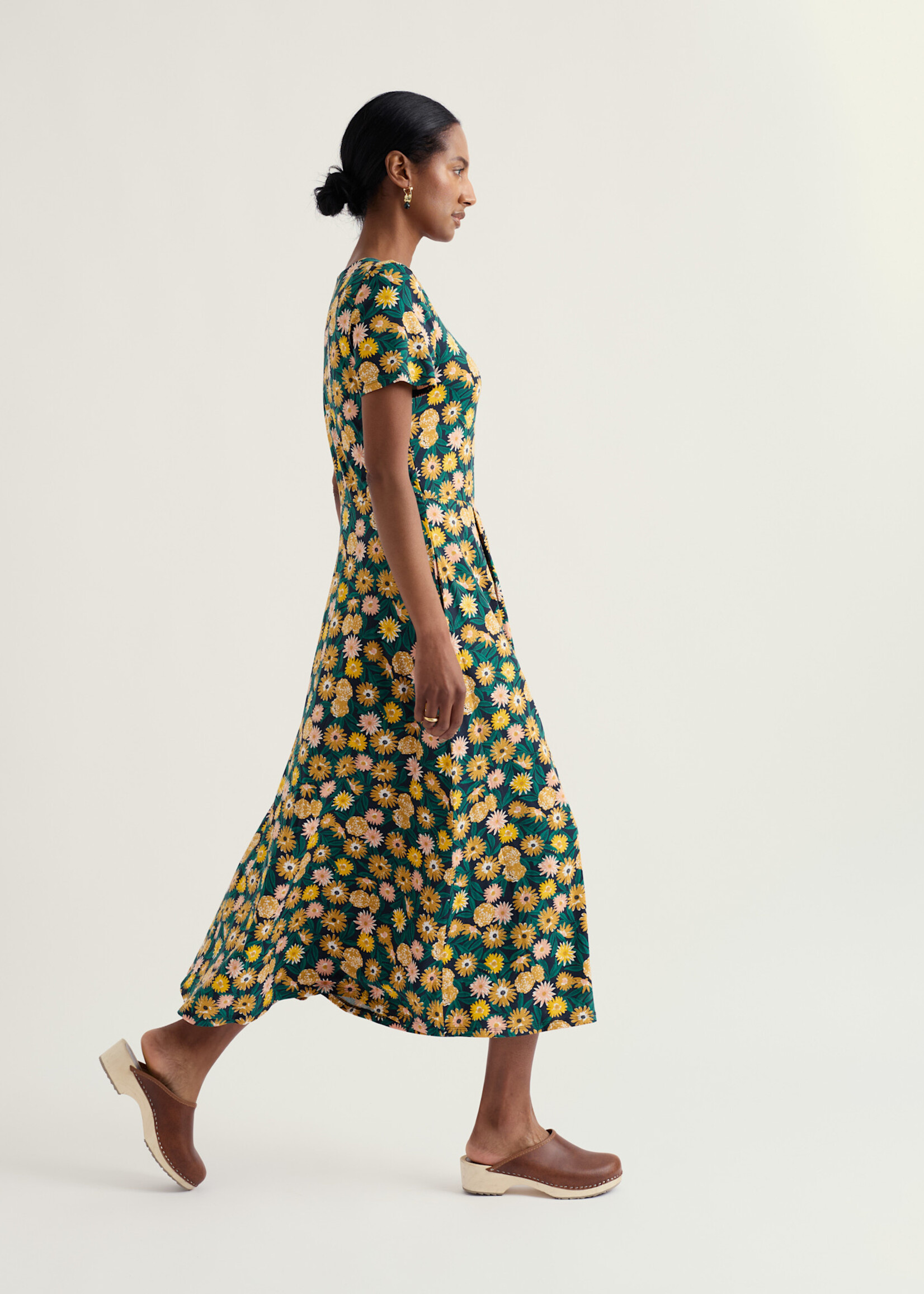 SEASALT CORNWALL SEASALT SS VERONICA DRESS MARIGOLD MEADOW INKWELL