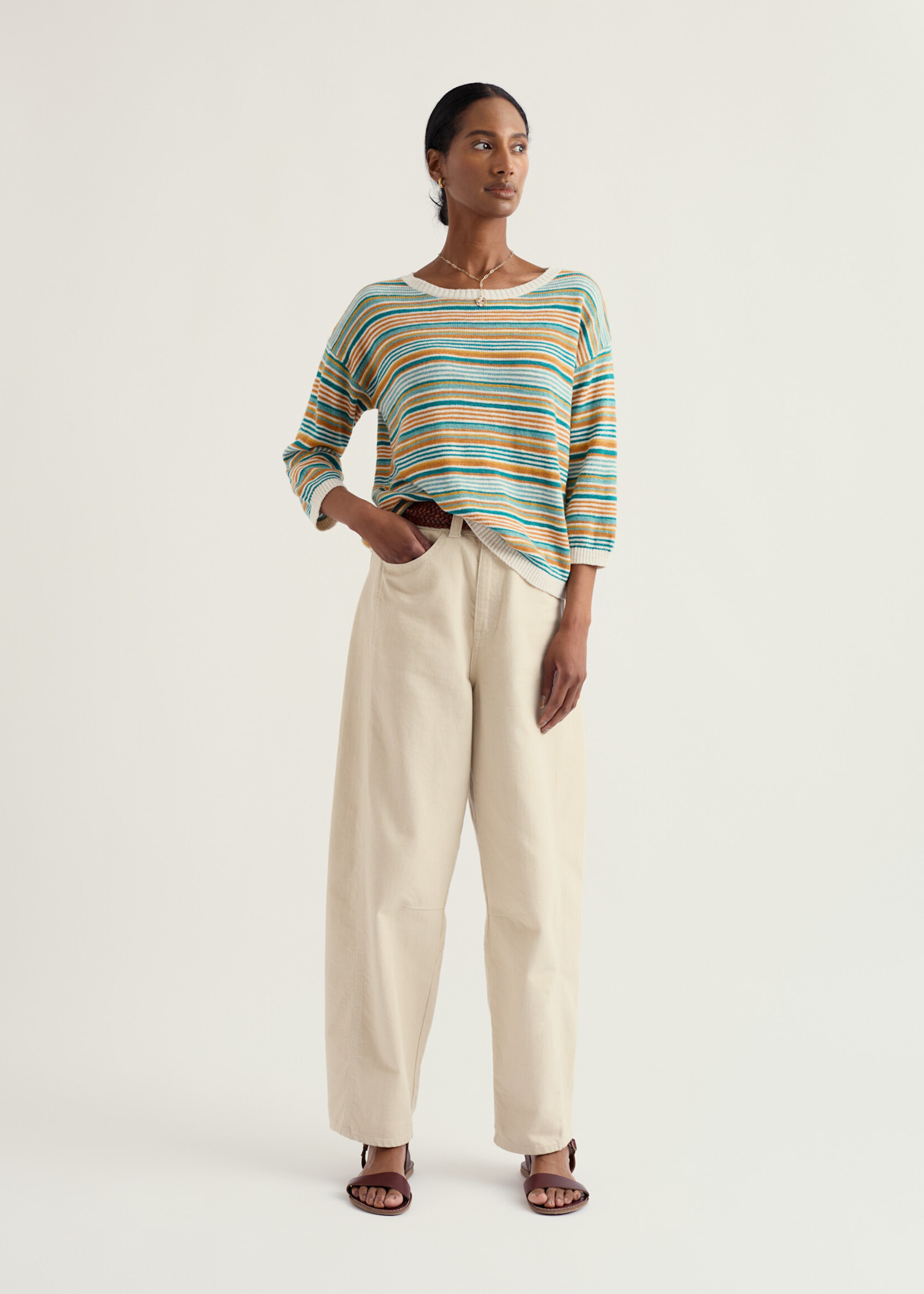 SEASALT CORNWALL SEASALT KNAVOCK JUMPER DITTANY AMBER MULTI