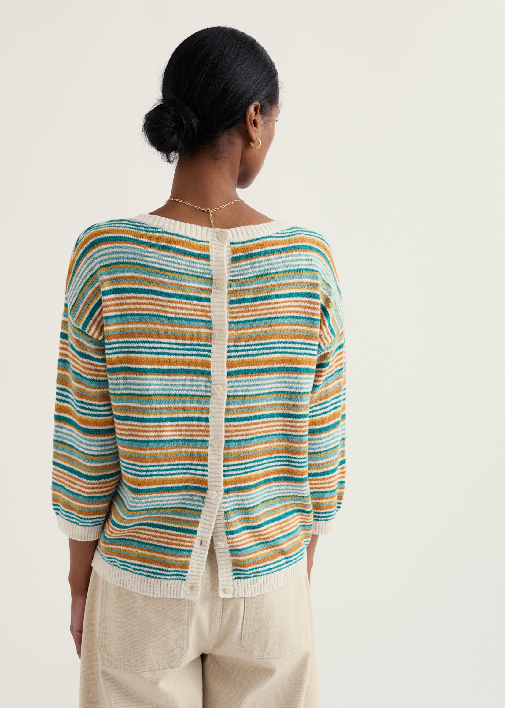 SEASALT CORNWALL SEASALT KNAVOCK JUMPER DITTANY AMBER MULTI