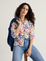 SEASALT CORNWALL SEASALT LARISSA SHIRT INKY BOTANICAL CHALK
