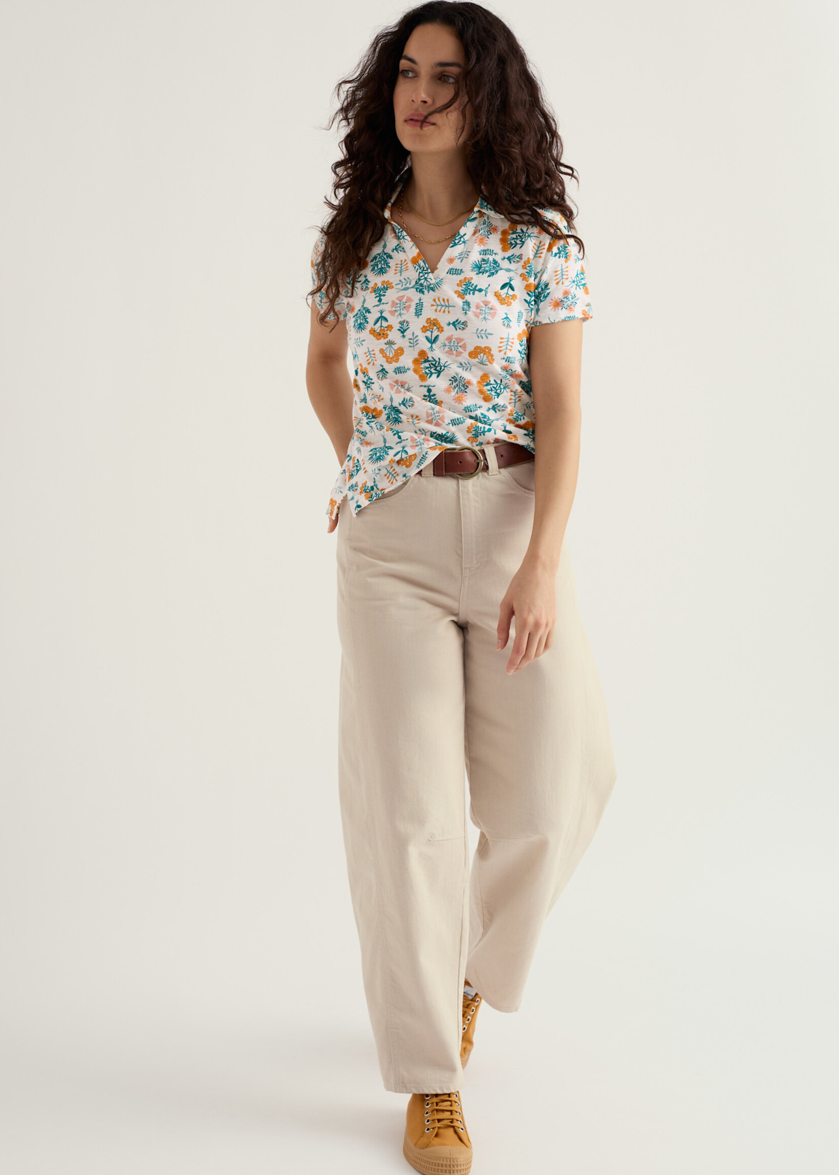 SEASALT CORNWALL SEASALT WAVECREST SHIRT APOTHECARY PLANTS CHALK