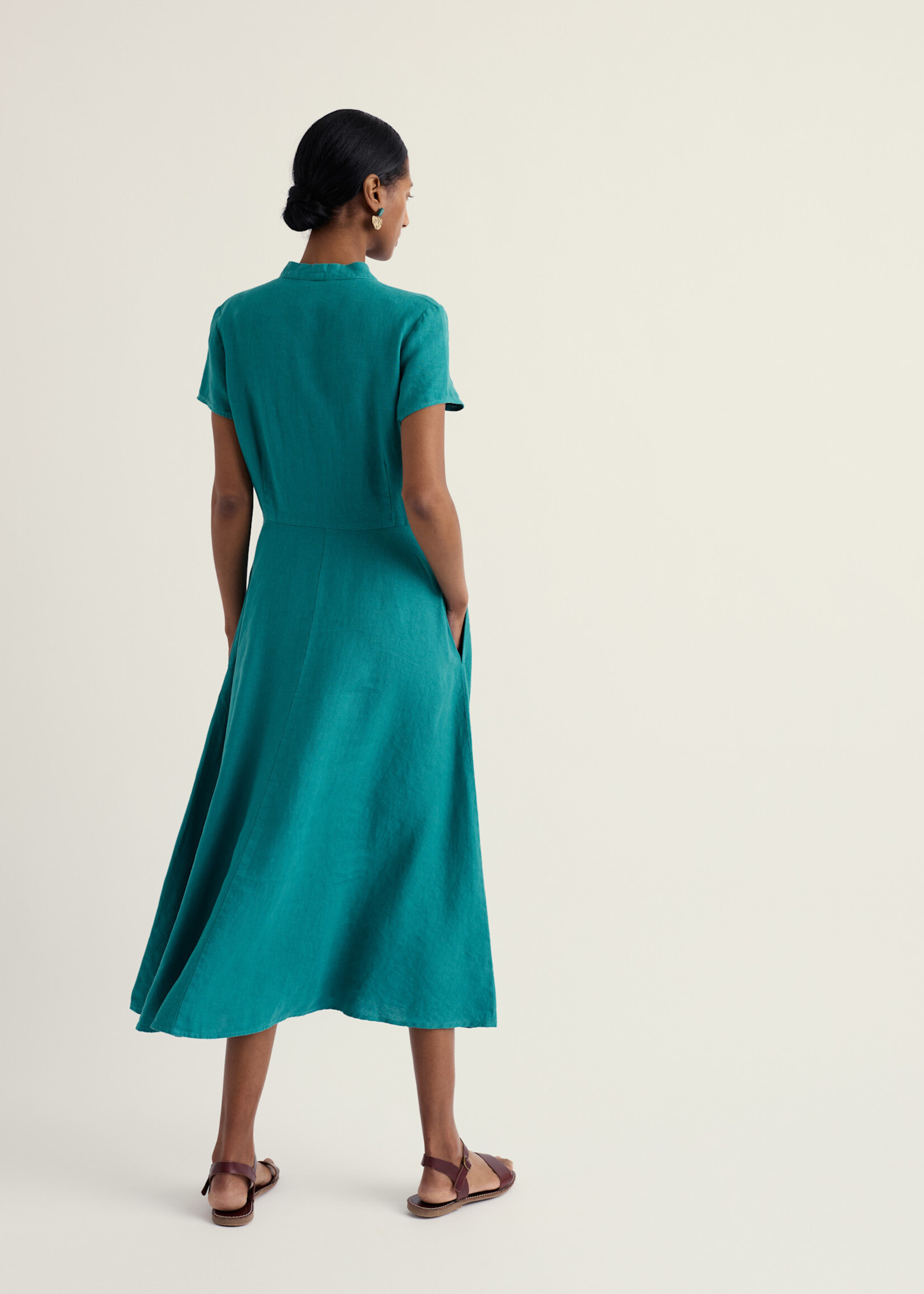 SEASALT CORNWALL SEASALT CARVED WOOD DRESS DEEP DIVE