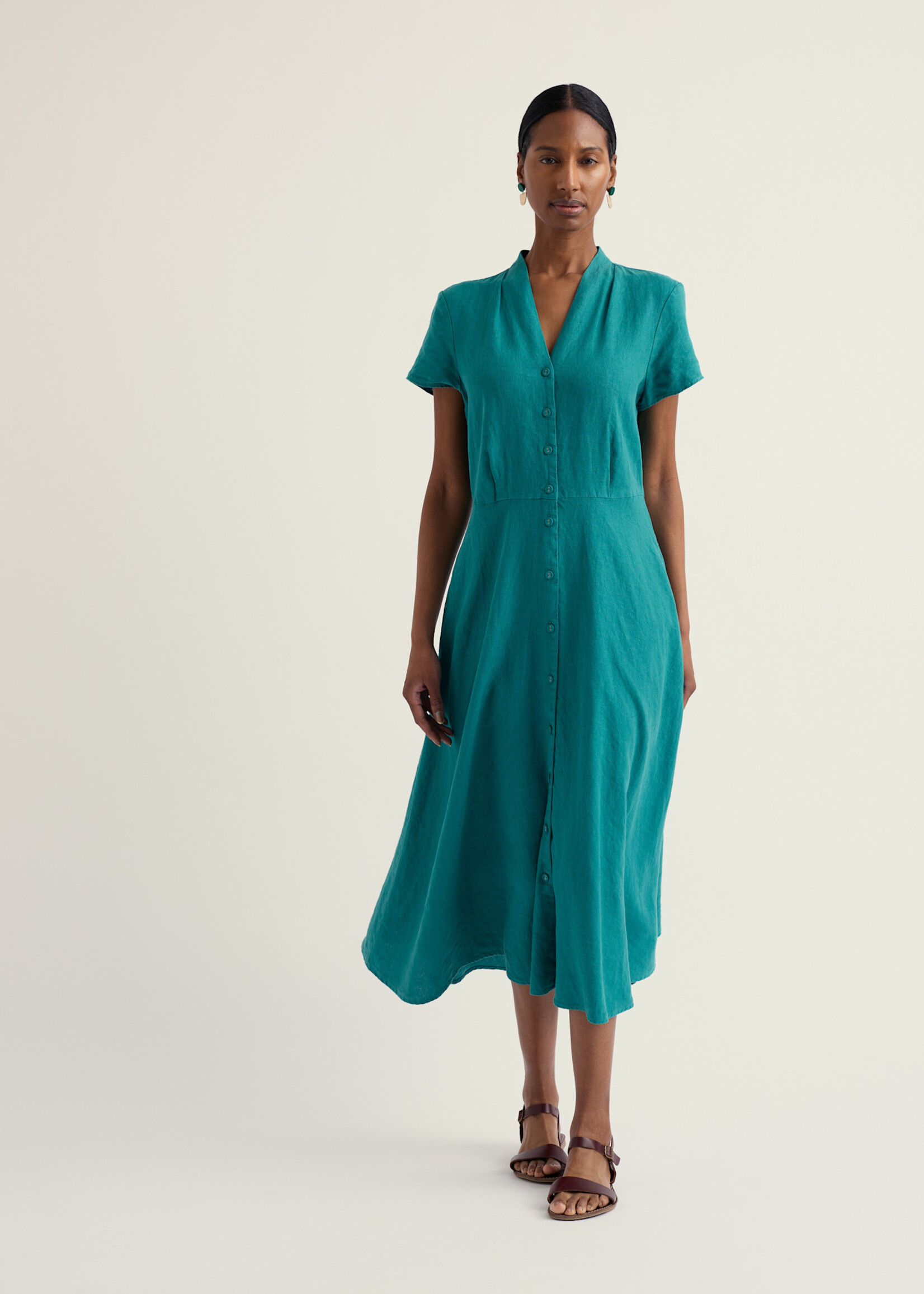 SEASALT CORNWALL SEASALT CARVED WOOD DRESS DEEP DIVE