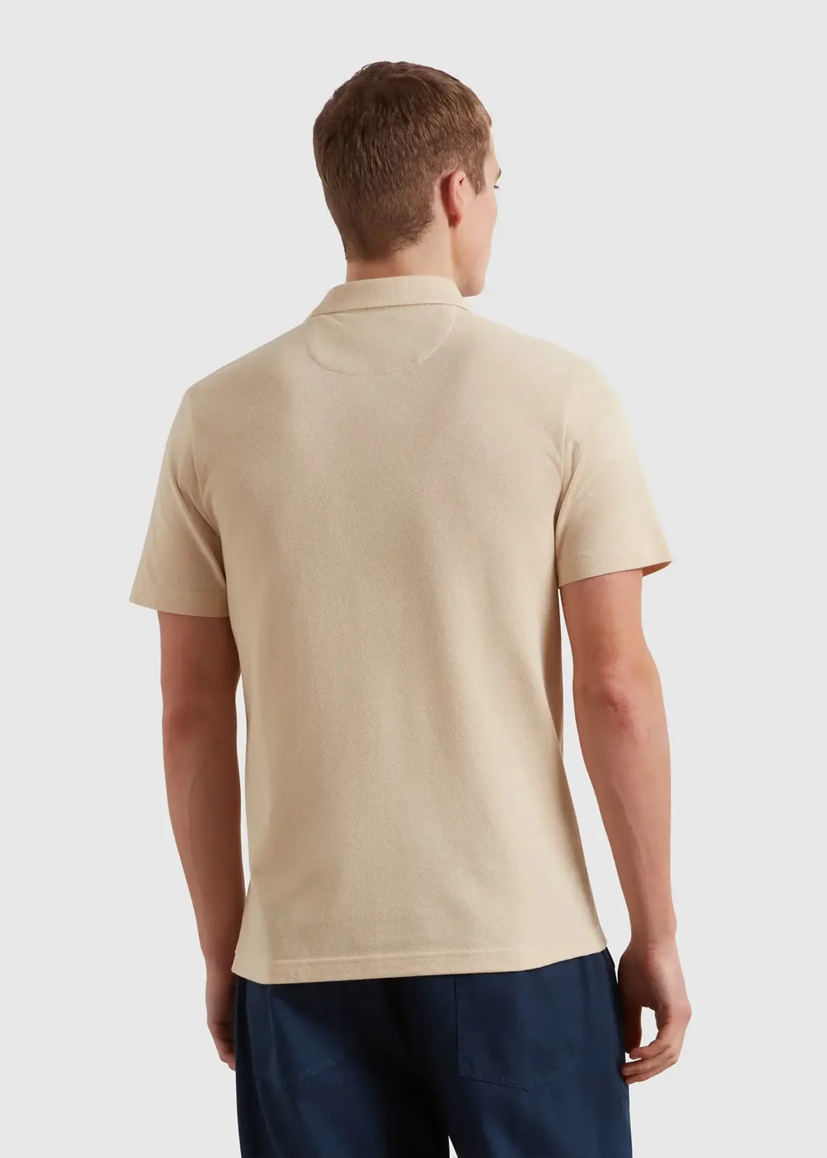 FARAH FARAH FORSTER SS POLO BIRCH GREY