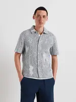 FARAH FARAH STOKER SS JACQUARD SHIRT YALE