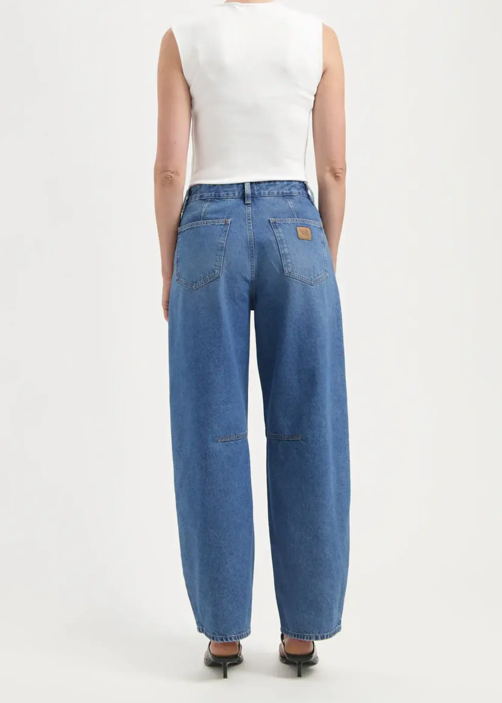 MUD JEANS MUD JEANS DEMI HIGH BALLOON MEDIUM AGED