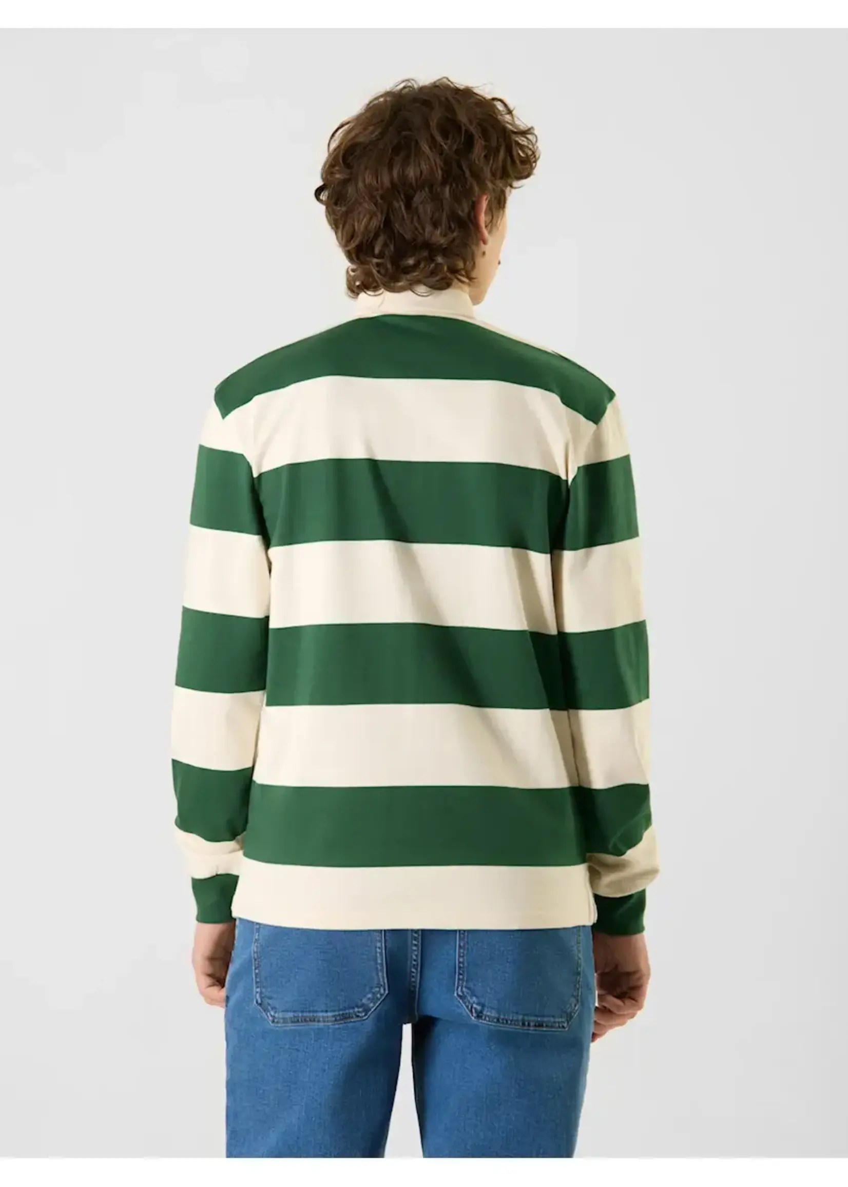 ANTWRP ANTWRP LS RUGBY POLO SHIRT JUNGLE GREEN