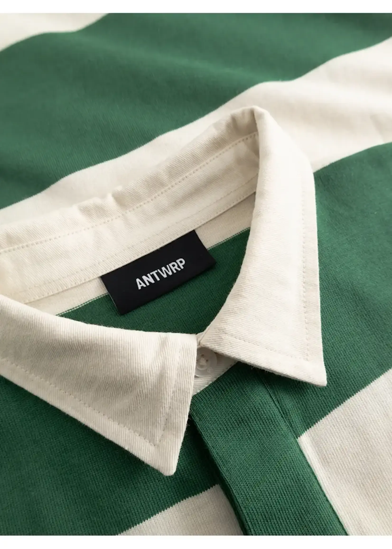 ANTWRP ANTWRP LS RUGBY POLO SHIRT JUNGLE GREEN