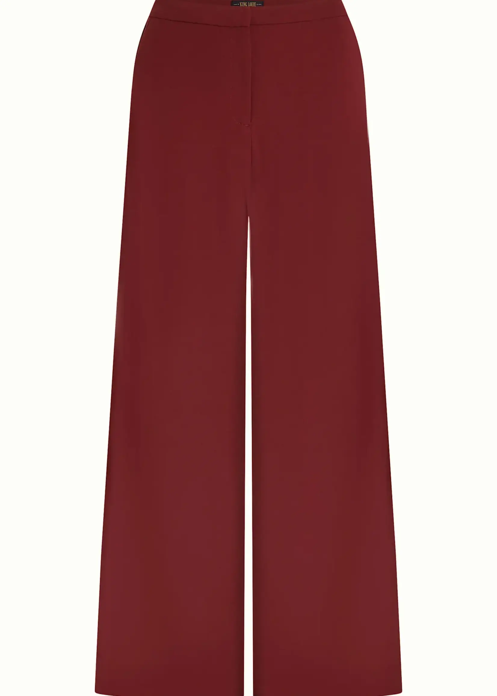 KING LOUIE KING LOUIE PEPPA PANTS WOVEN CREPE CABERNET RED