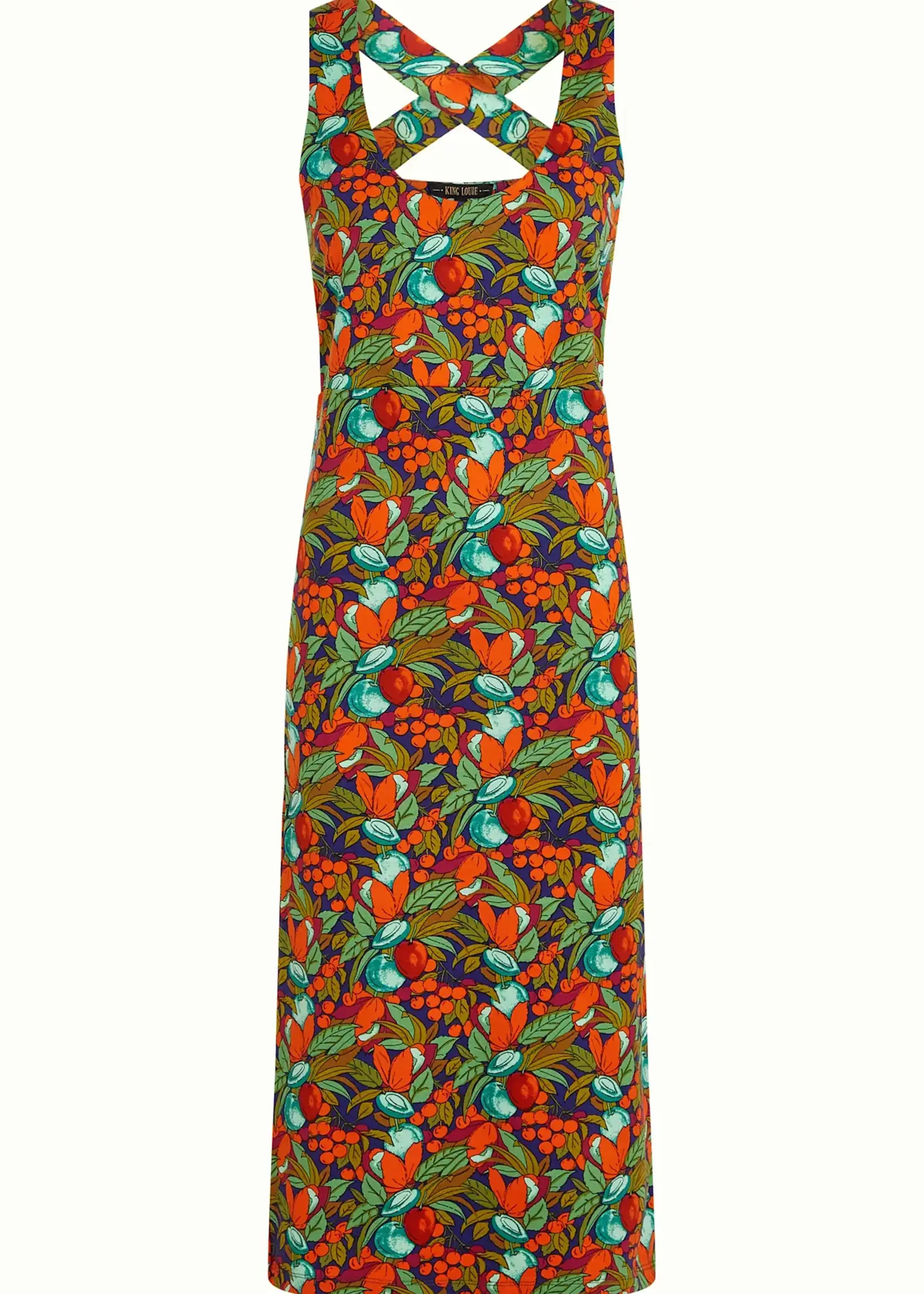 KING LOUIE KING LOUIE ORSOLA DRESS PUERTO STRONG BLUE