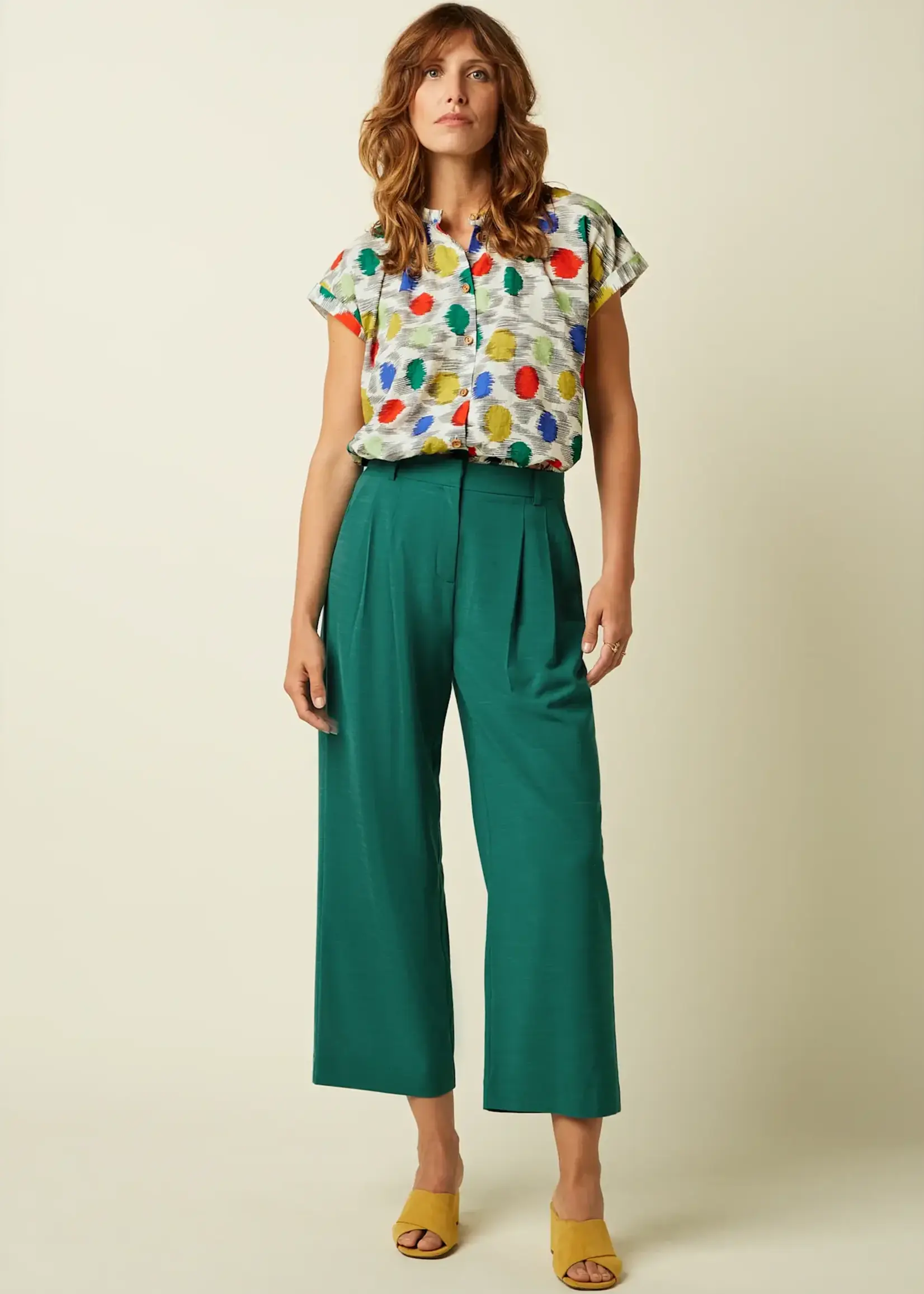 KING LOUIE KING LOUIE FINTAN CROPPED PANTS TIMBA NILE GREEN