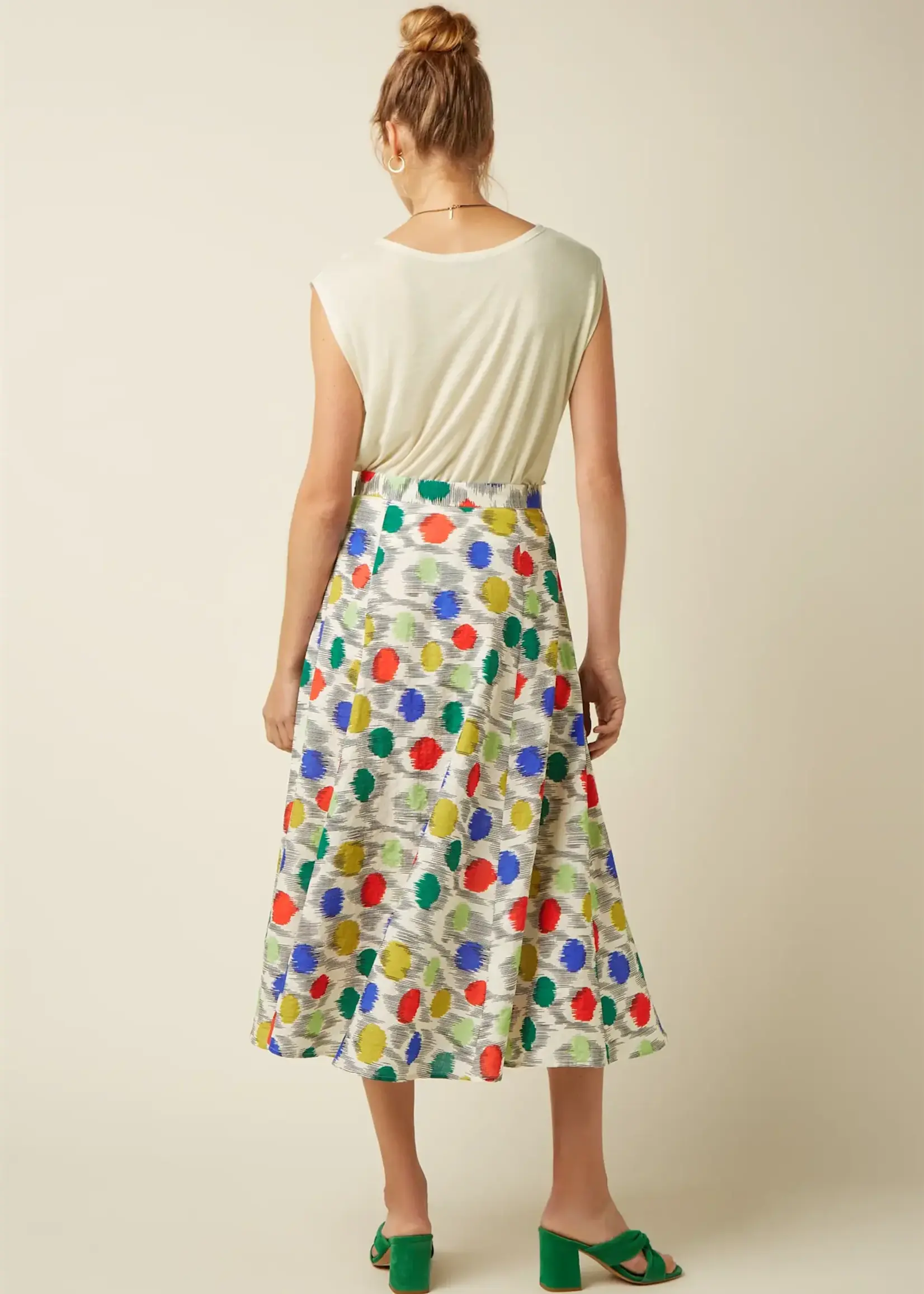 KING LOUIE KING LOUIE JUDY MIDI SKIRT WALTON ICE CREAM