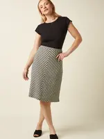 KING LOUIE KING LOUIE JUNO SKIRT BEEBOP STRIPE BLACK