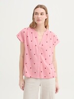 NICE THINGS NICE THINGS  DIAMOND EMBROIDED BLOUSE PINK