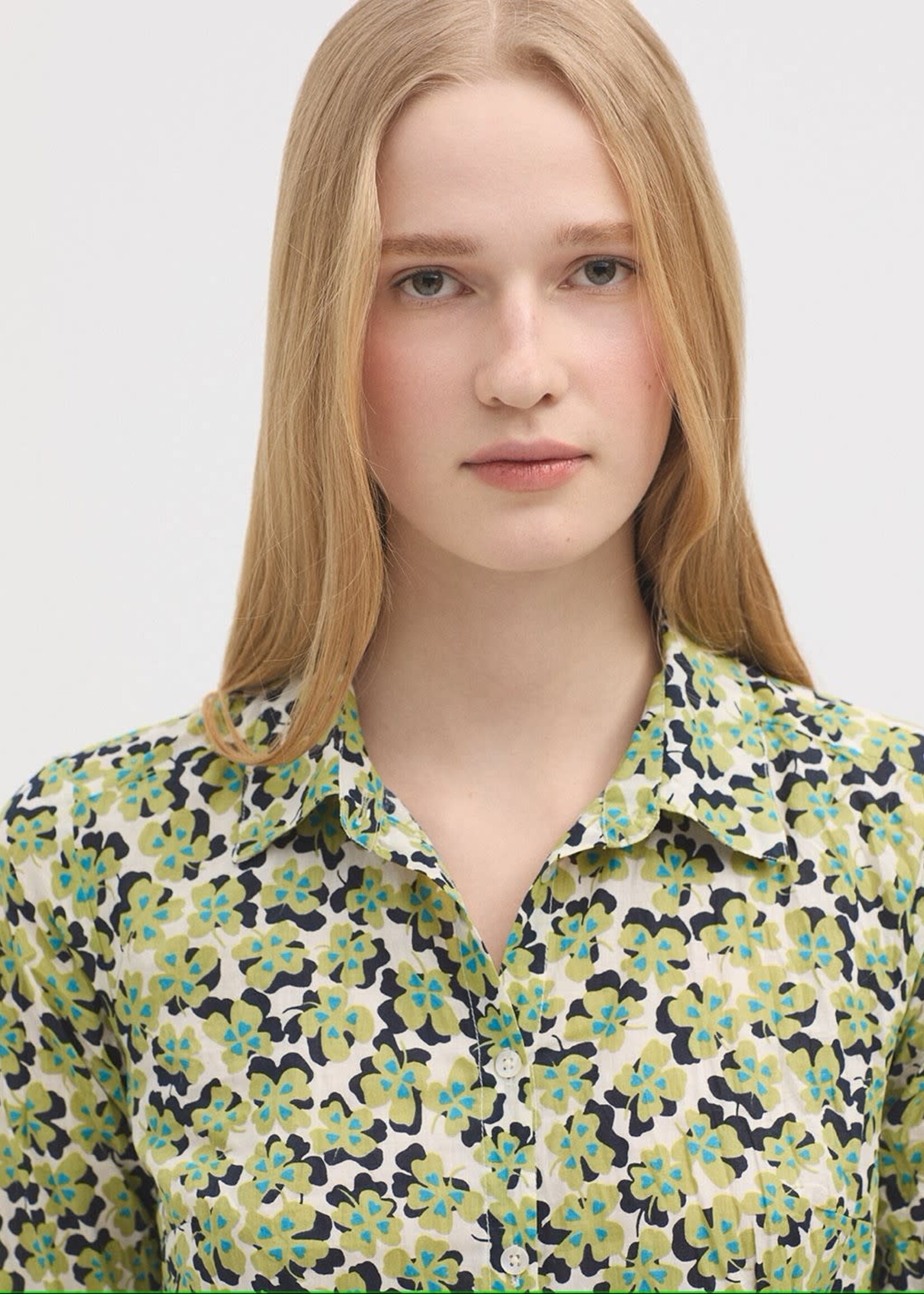 NICE THINGS NICE THINGS BLOUSE LUCKY CLOVER