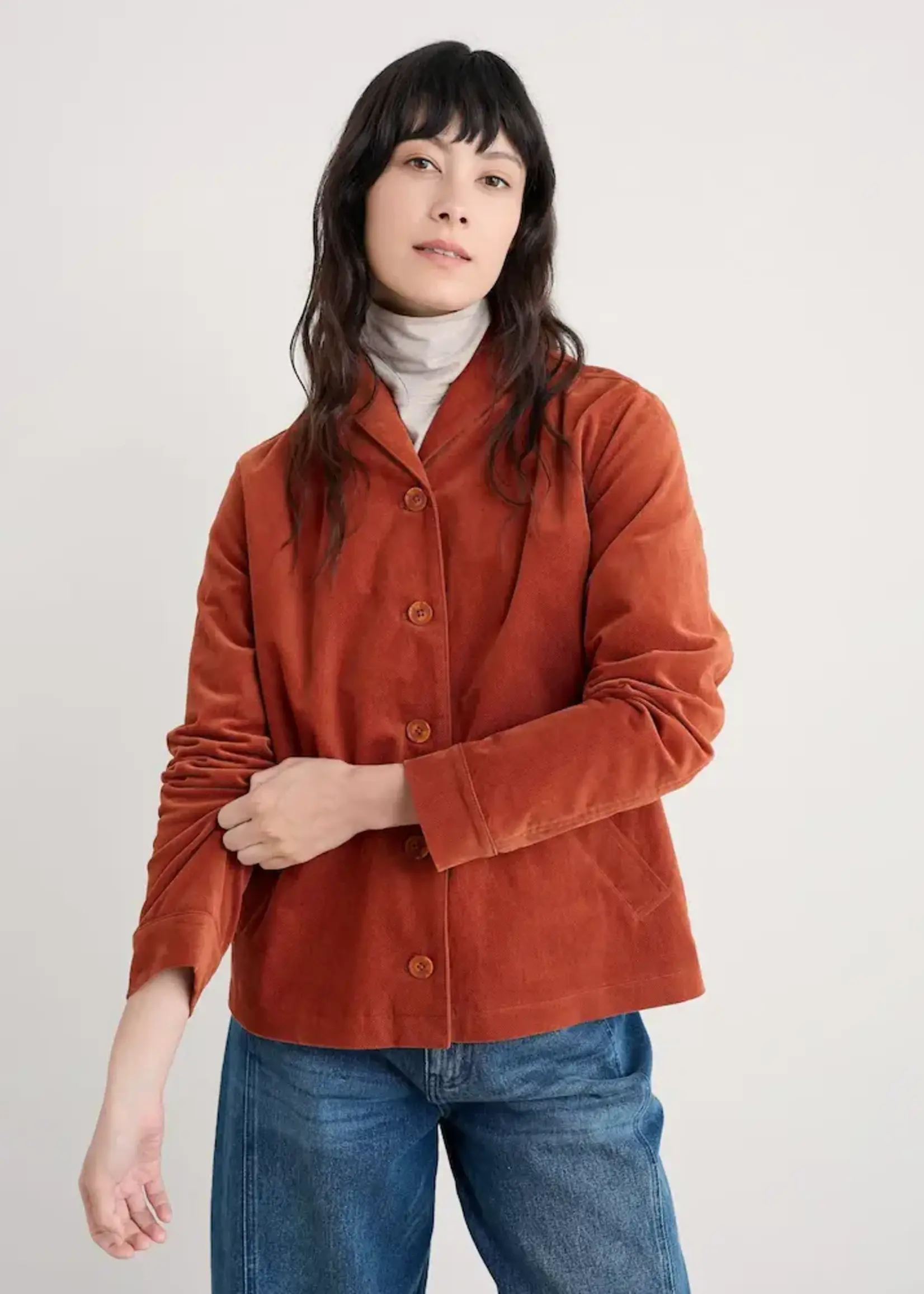 SEASALT CORNWALL SEASALT BRIGHTWORK JACKET TERRACOTTA