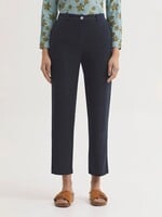 NICE THINGS NICE THINGS OVERDYED TENCEL STRAIGHT TROUSER KHAKI