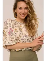 VERY CHERRY VERY CHERRY BETSY BLOUSE COTTAGE FIELDS