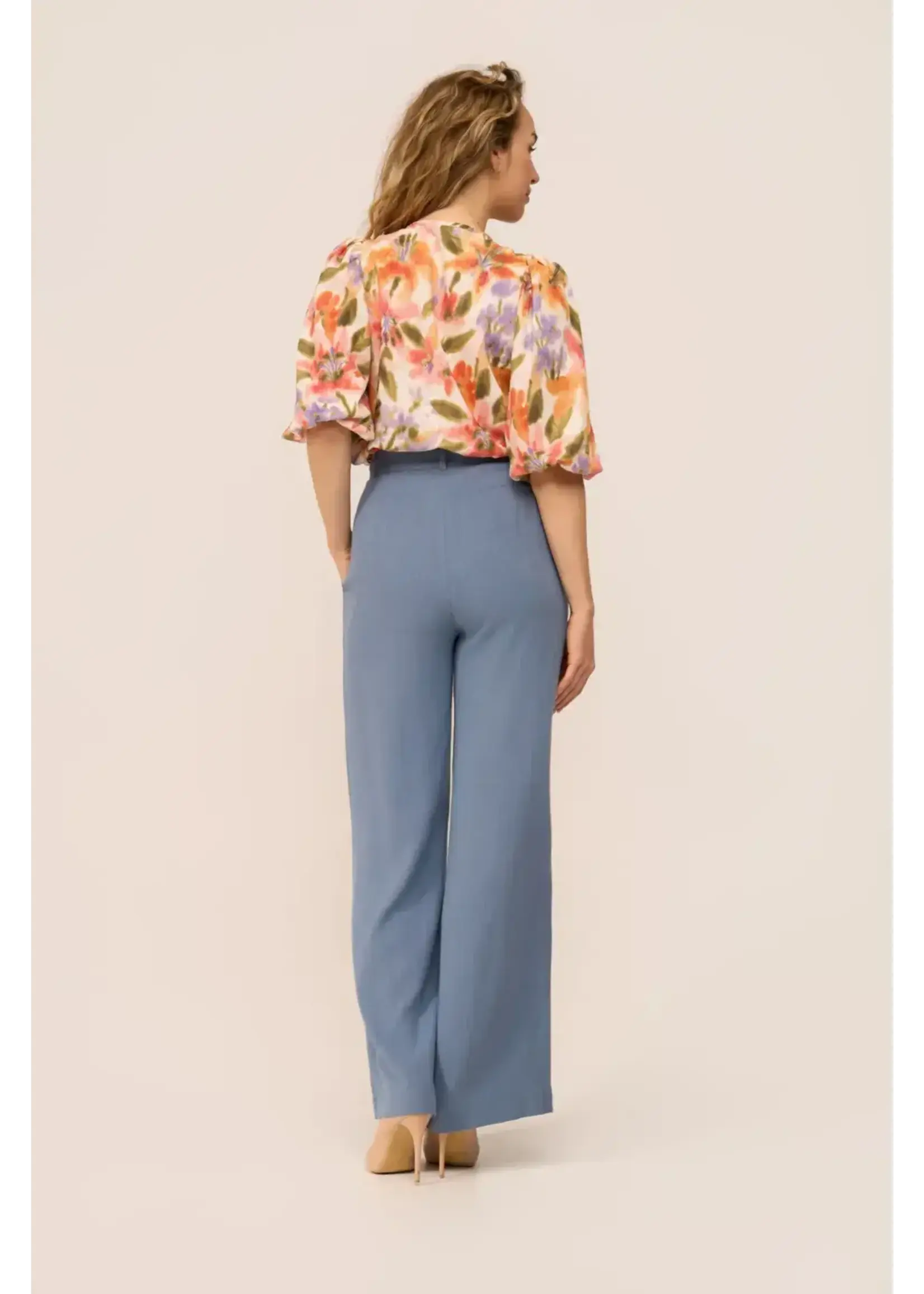 VERY CHERRY VERY CHERRY LINDA PANTS BLUEJEAN LINEN