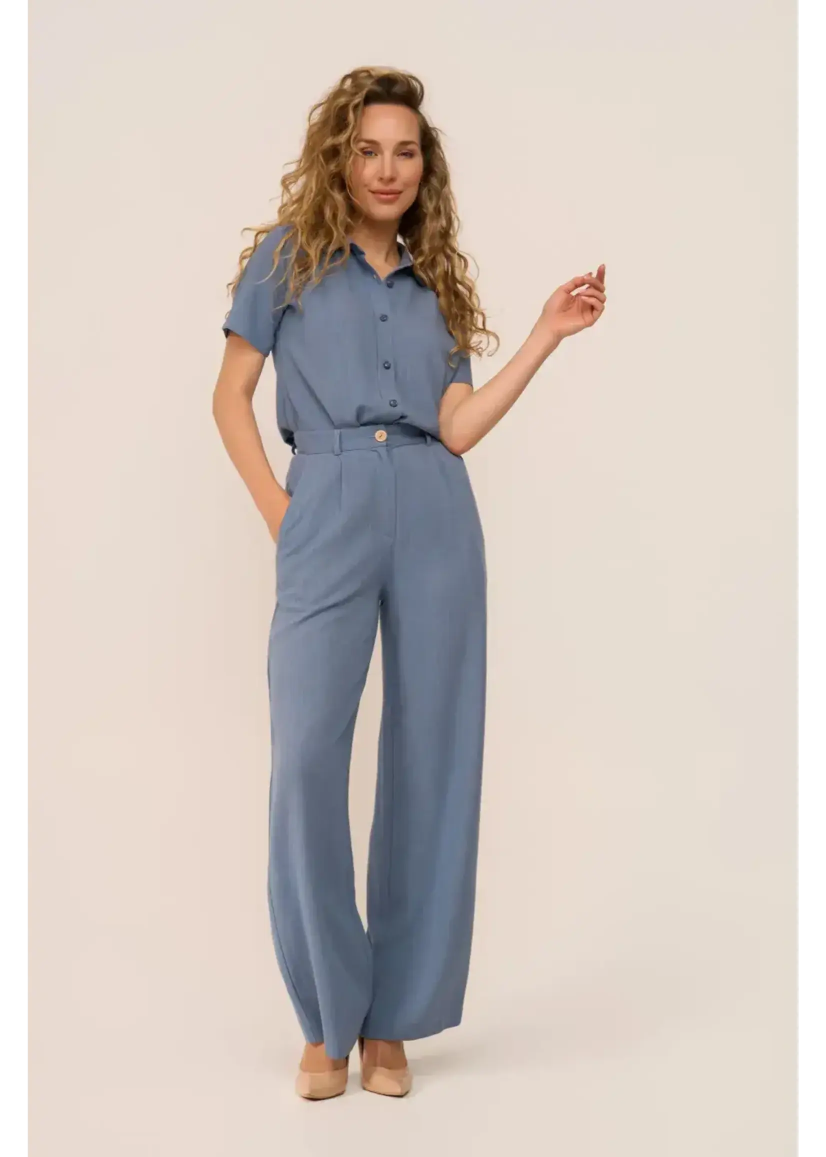 VERY CHERRY VERY CHERRY LINDA PANTS BLUEJEAN LINEN