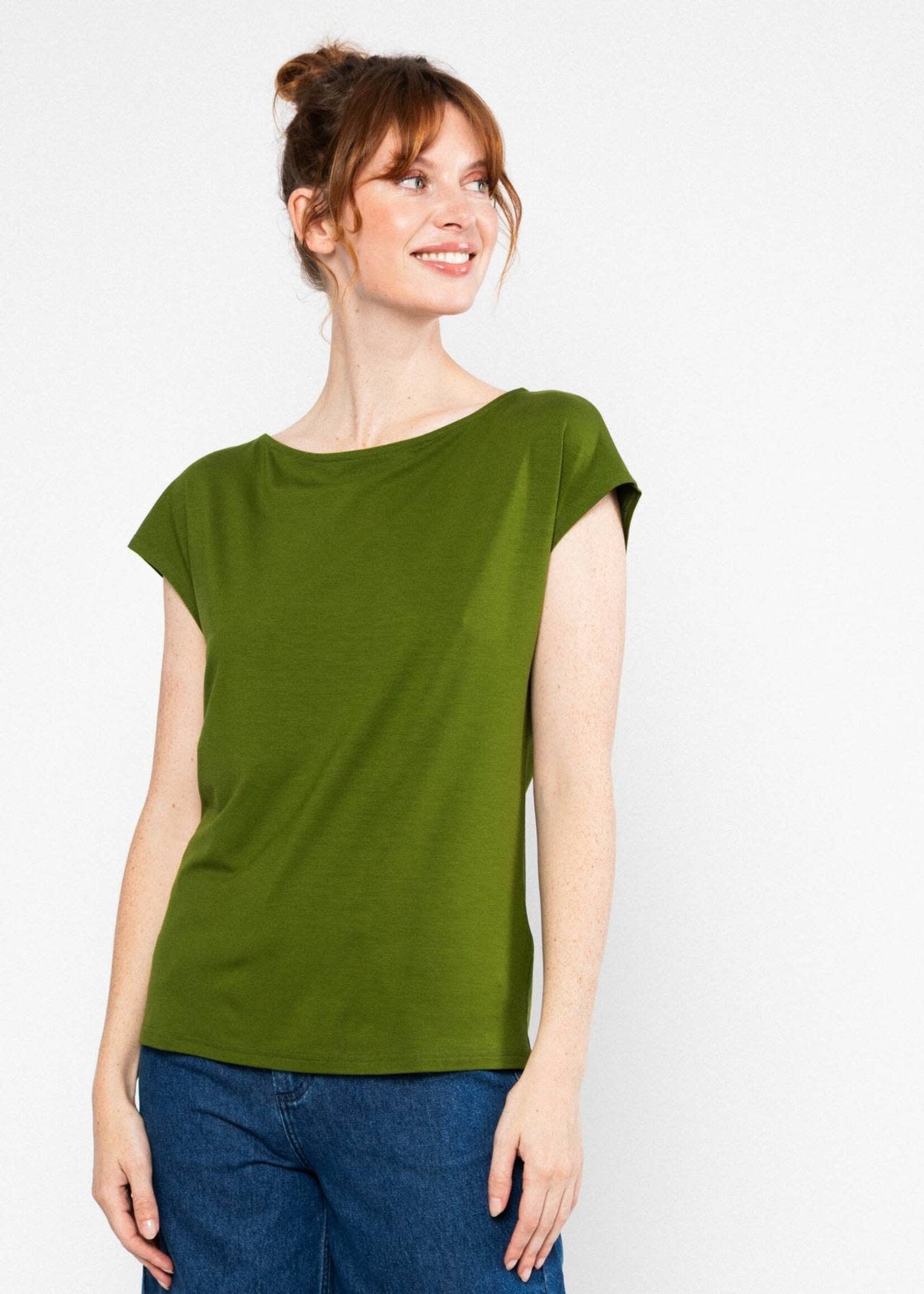 BLUTSGESCHWISTER BLUTSGESCHWISTER BREEZY FLOWGIRL TROPICAL HARMONY GREEN