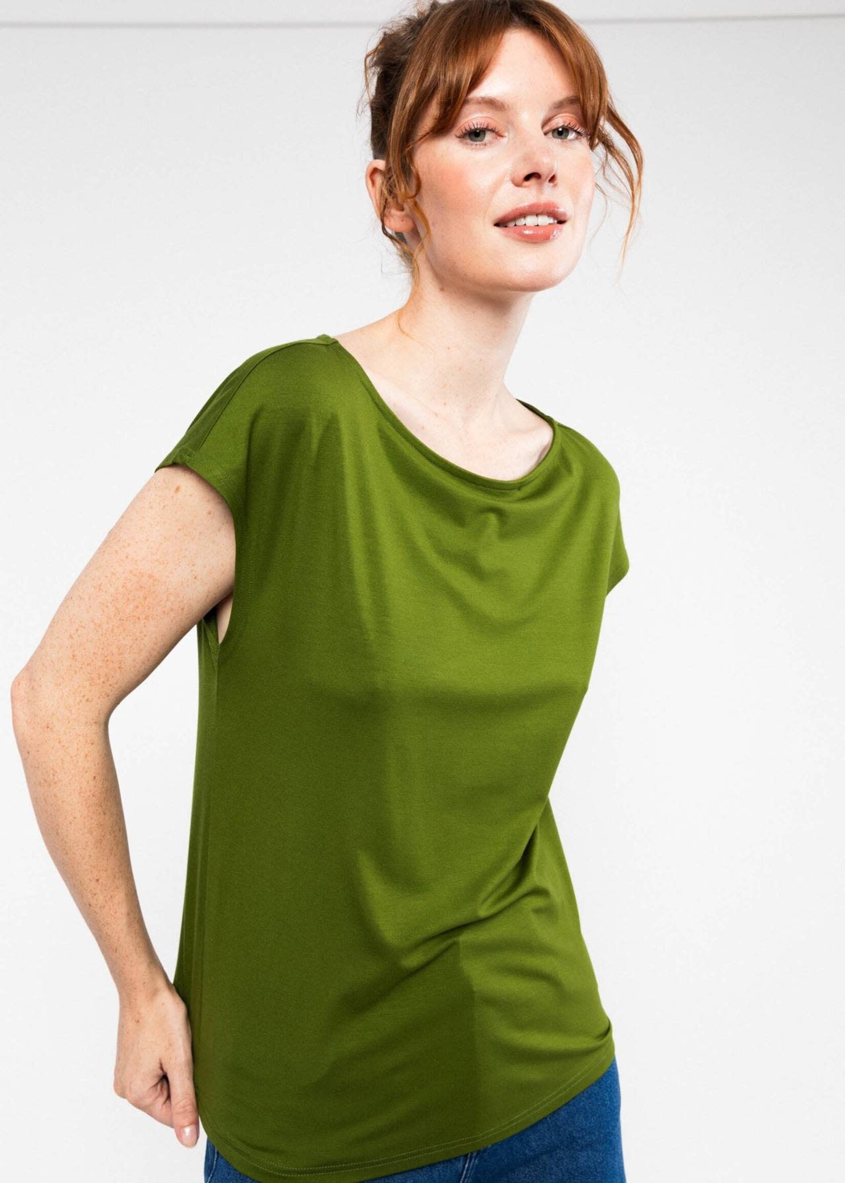 BLUTSGESCHWISTER BLUTSGESCHWISTER BREEZY FLOWGIRL TROPICAL HARMONY GREEN