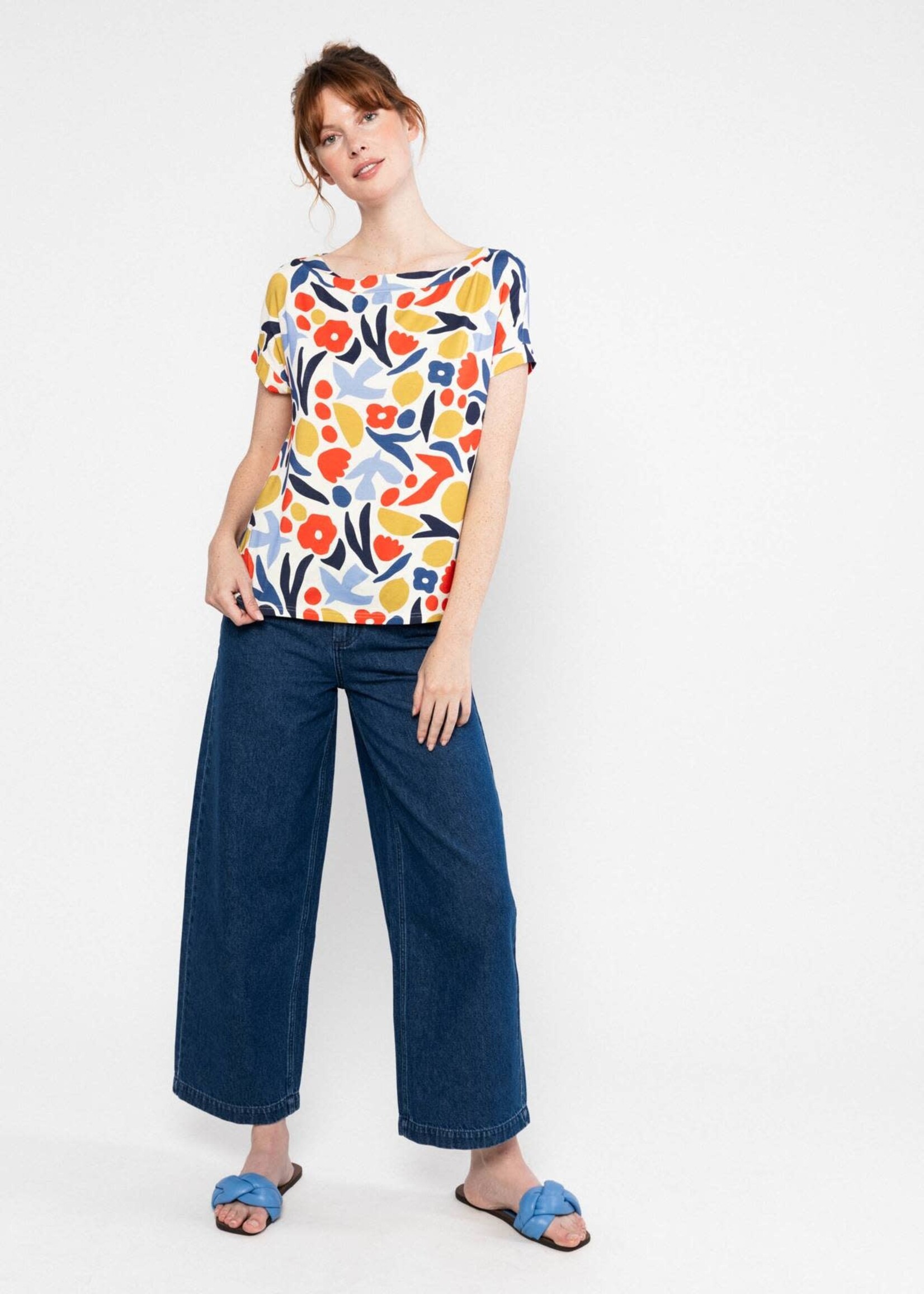 BLUTSGESCHWISTER BLUTSGESCHWISTER FLOWGIRL TOP INSIDE PEACEMAKER