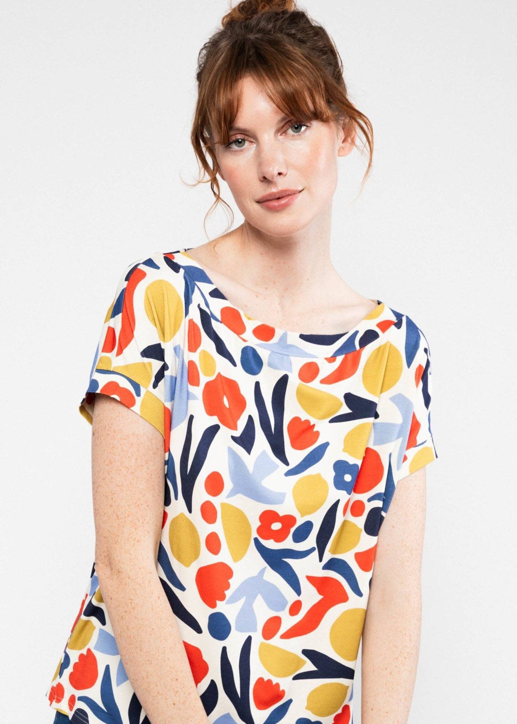 BLUTSGESCHWISTER BLUTSGESCHWISTER FLOWGIRL TOP INSIDE PEACEMAKER