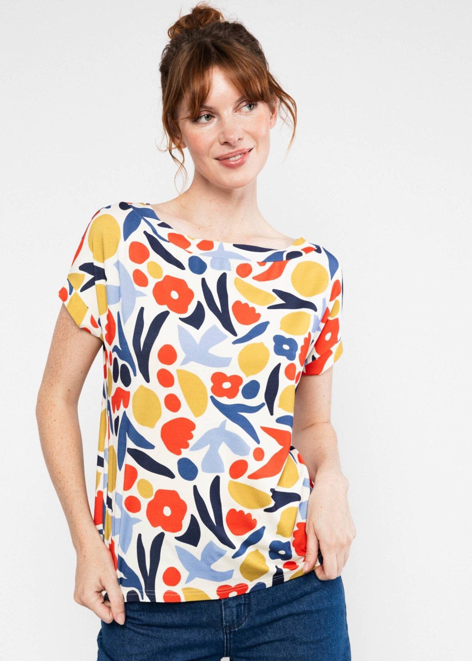 BLUTSGESCHWISTER BLUTSGESCHWISTER FLOWGIRL TOP INSIDE PEACEMAKER