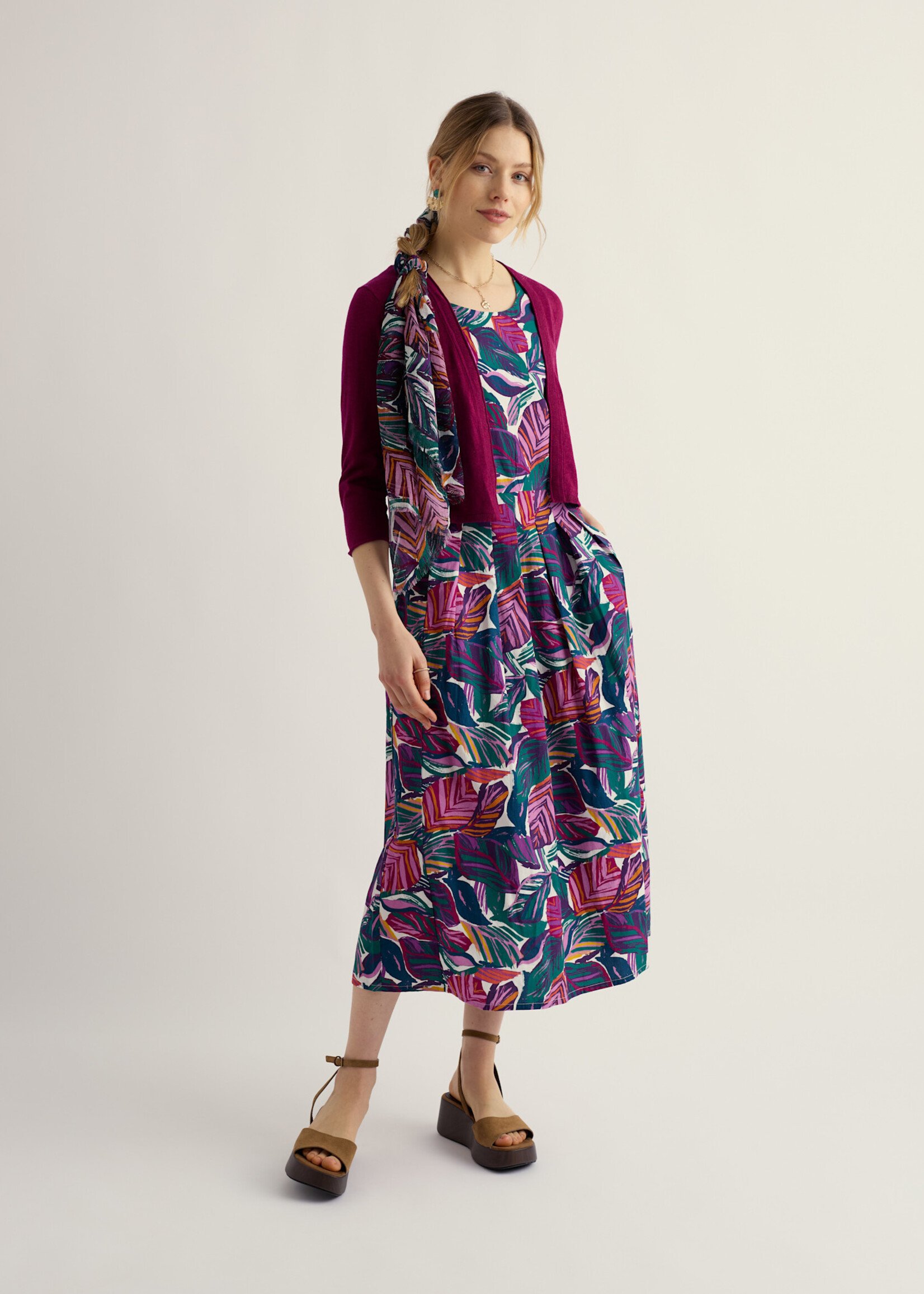 SEASALT CORNWALL SEASALT VANESSA CARDIGAN DARK FREESIA