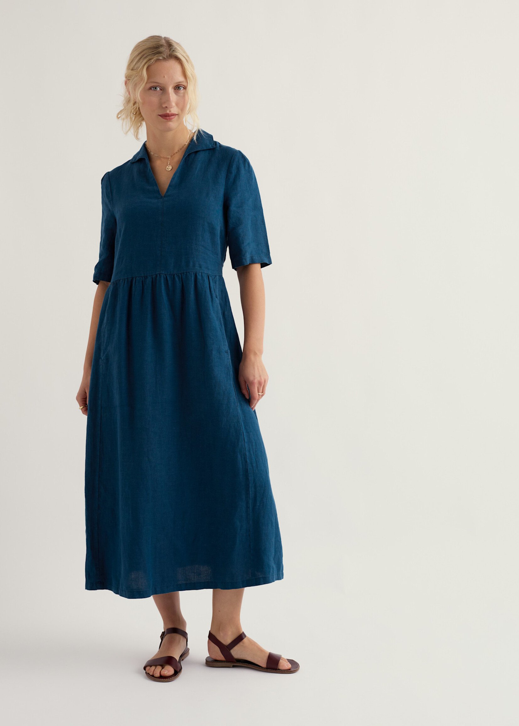 SEASALT CORNWALL SEASALT FEN VIOLET DRESS OCEAN DRIFT