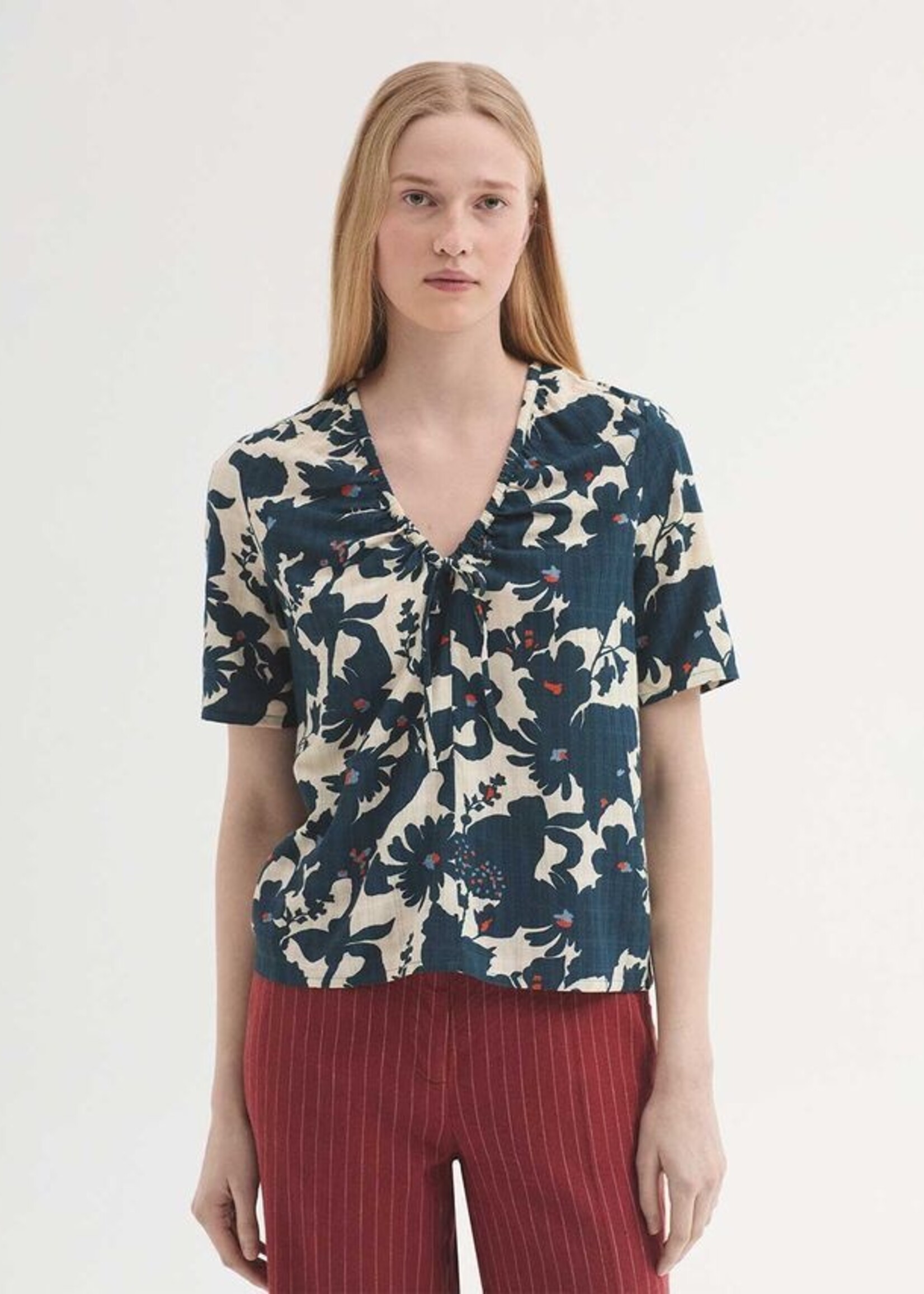 NICE THINGS NICE THINGS PENELOPE FLOWERS PRINT TOP