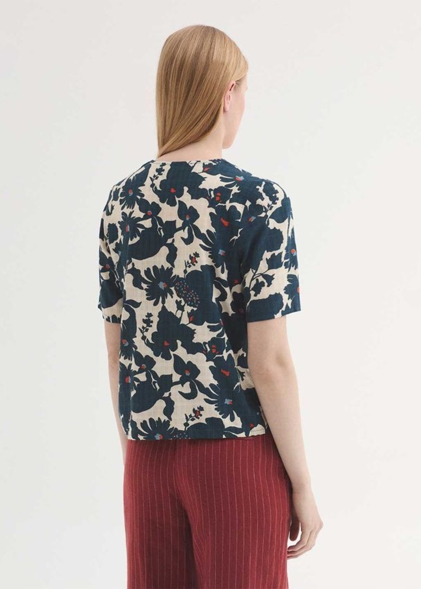 NICE THINGS NICE THINGS PENELOPE FLOWERS PRINT TOP