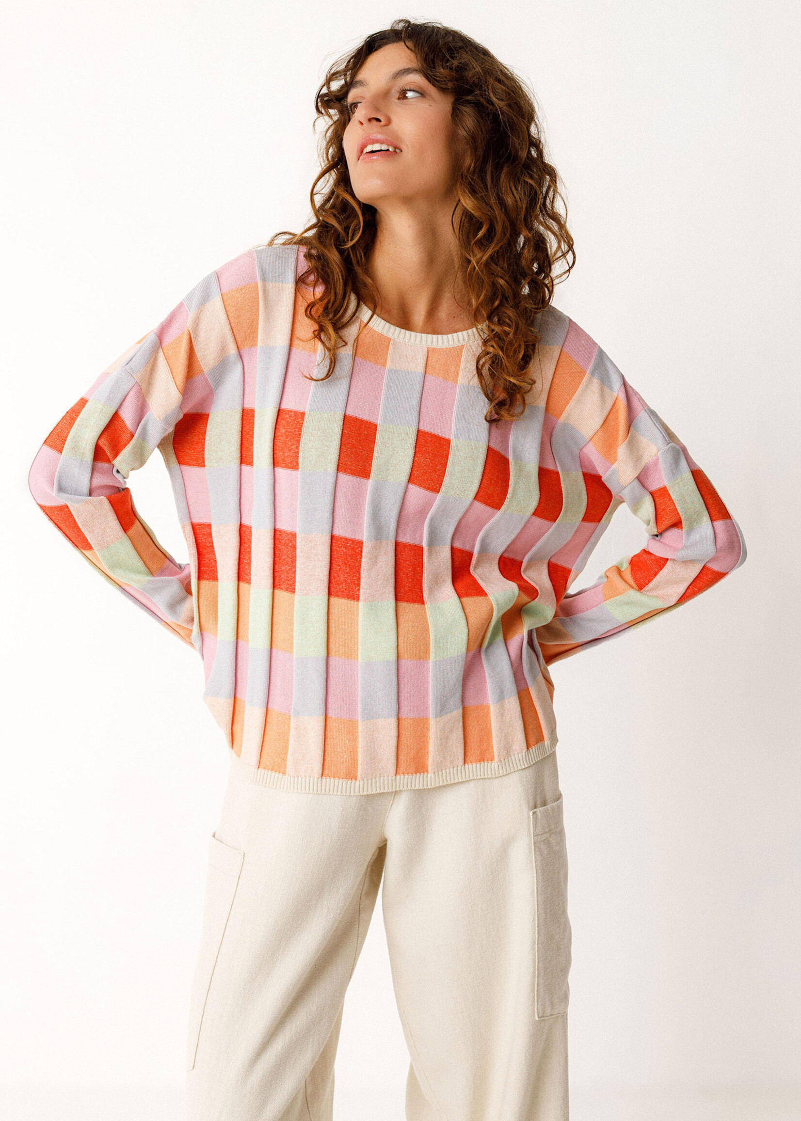 SKFK SKFK BITA GOTS SWEATER MULTI COLOUR