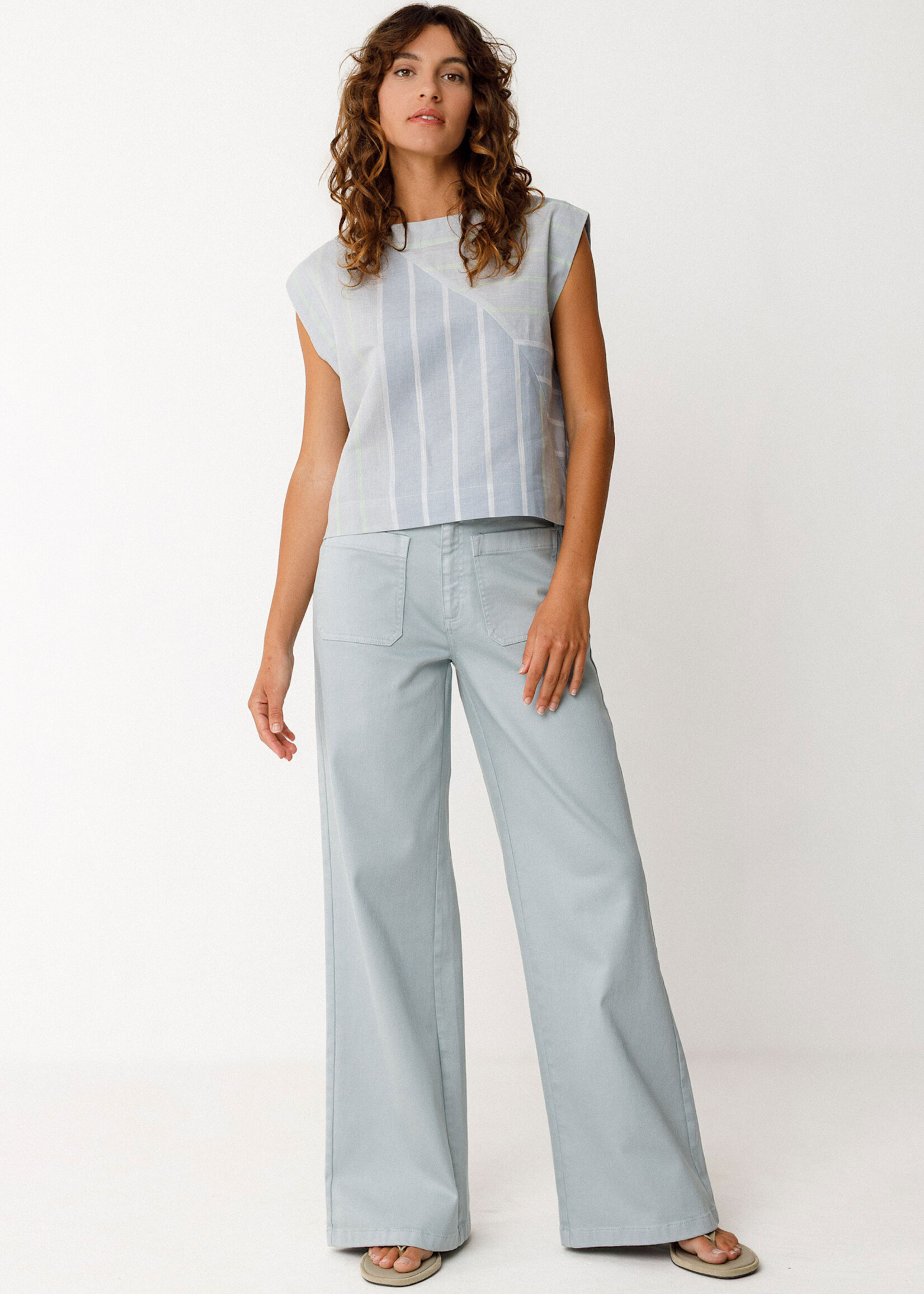 SKFK SKFK LESIA TOP GREY MULTI