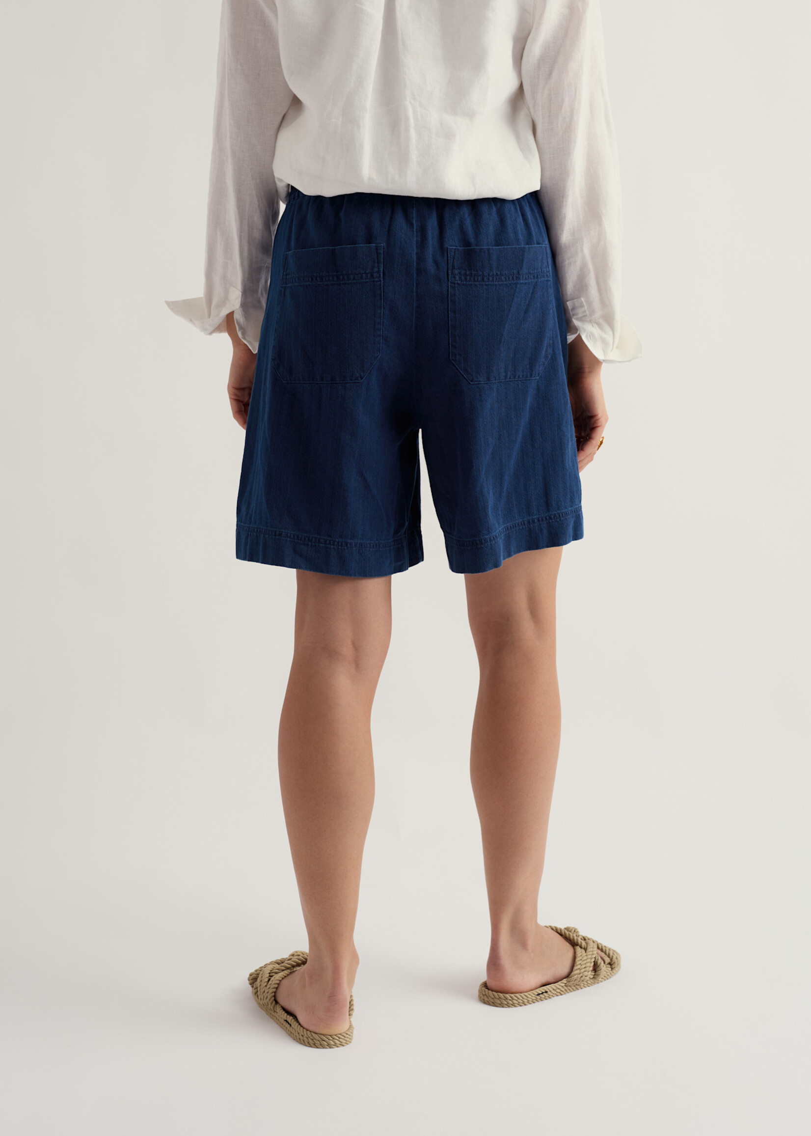 SEASALT CORNWALL SEASALT ESKELLI SHORT MID WASH DENIM