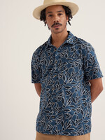 SEASALT CORNWALL SEASALT MEN’S PALORES SS SHIRT TROPIC LEAVES SQUALL