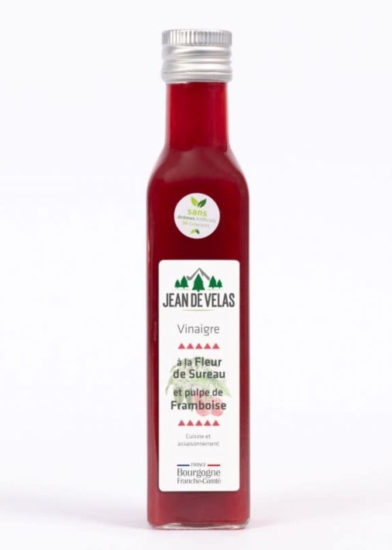 JEAN DE VELAS JEAN DE VELAS VINAIGRE FLEUR DE SUREAU FRAMBOISE 25 CL