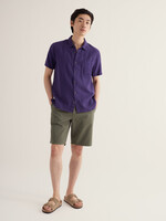 SEASALT CORNWALL SEASALT MEN’S CARNE SS SHIRT BLACKCURRANT