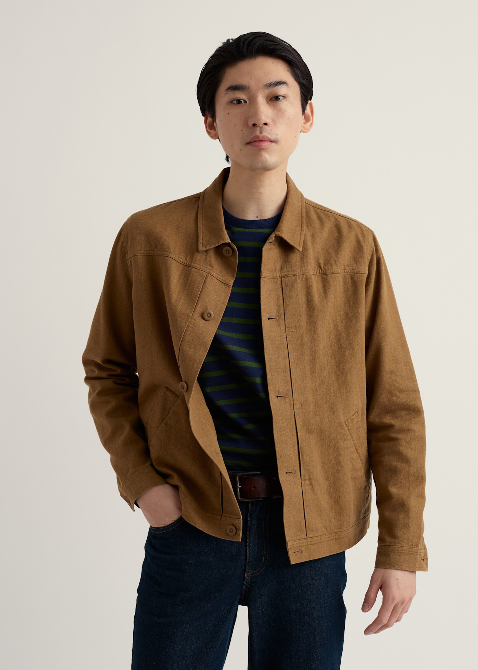 SEASALT CORNWALL SEASALT MEN’S HELMSMAN JACKET WAXED CANVAS