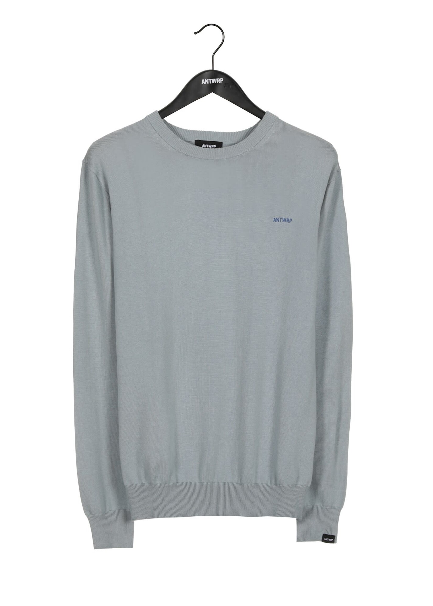 ANTWRP ANTWRP BASIC CREWNECK KNIT MISTRAL BLUE
