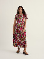 SEASALT CORNWALL SEASALT SS VERONICA DRESS ABSTRACT PROTEA CHALK