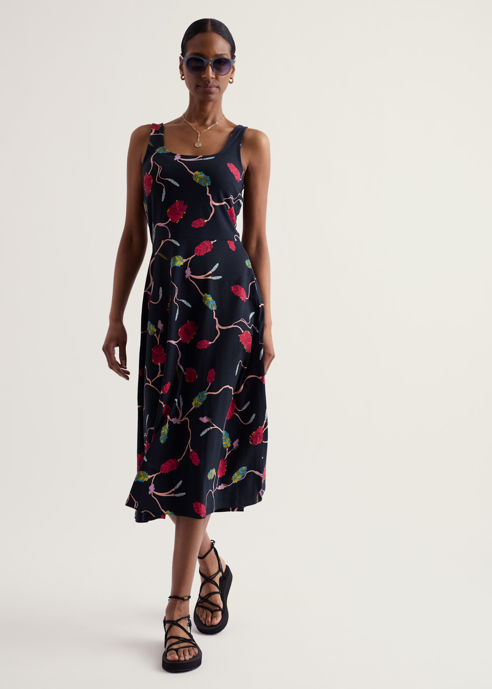 SEASALT CORNWALL SEASALT SUN GLEAM DRESS BOTTLEBRUSH MARITIME