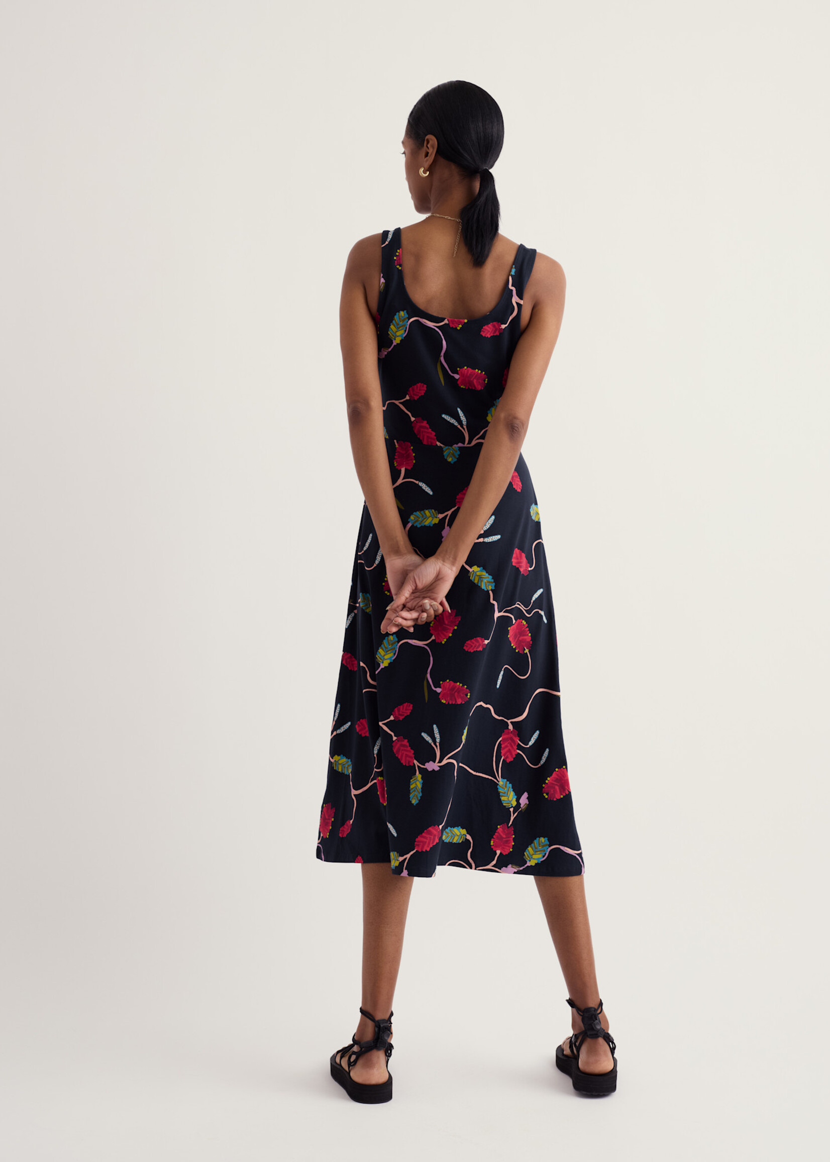 SEASALT CORNWALL SEASALT SUN GLEAM DRESS BOTTLEBRUSH MARITIME