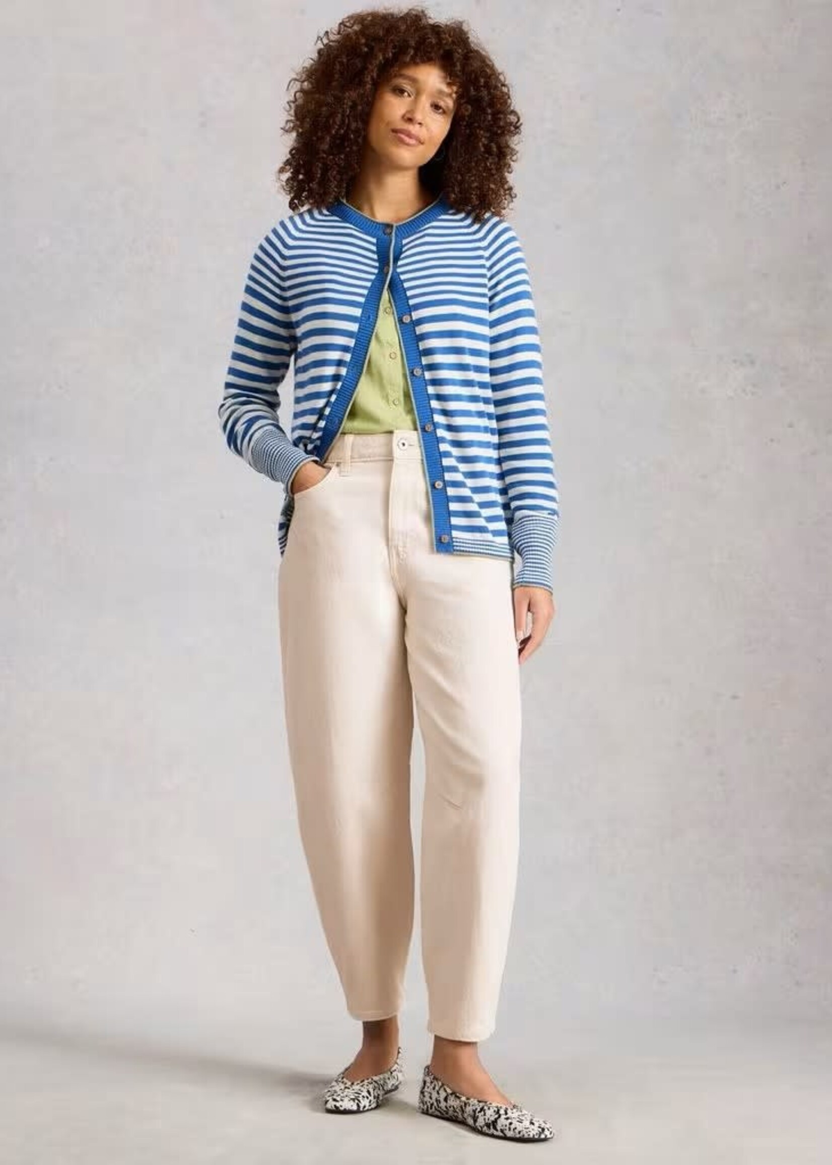 WHITE STUFF WHITE STUFF AUBREY BARREL LEG NATURAL WHITE