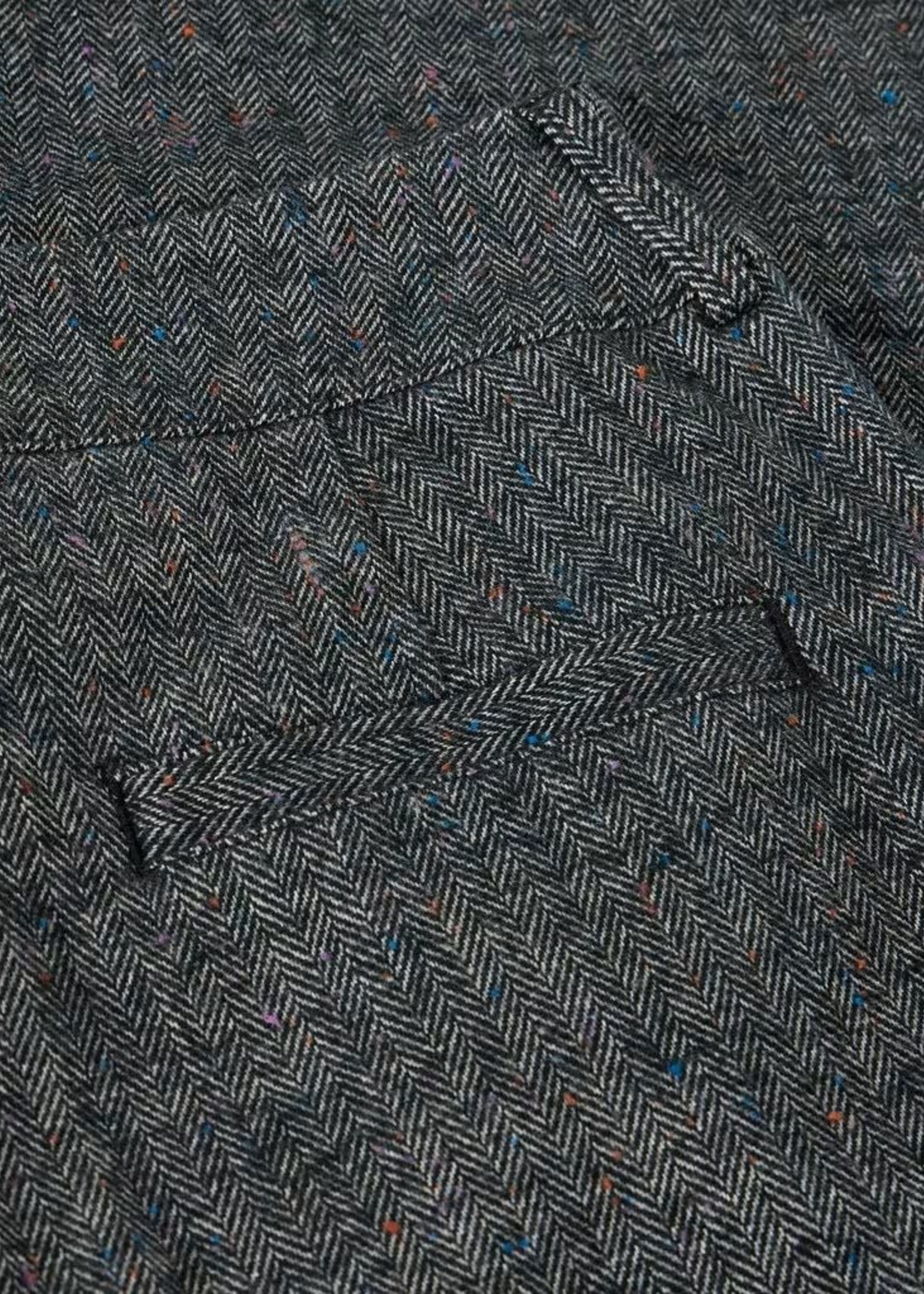 WHITE STUFF WHITE STUFF BELLE TWEEDY WIDE LEG TROUSER GREY MULTI