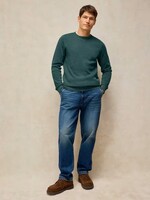 WHITE STUFF WHITE STUFF ATTADALE CREW NECK DARK GREEN